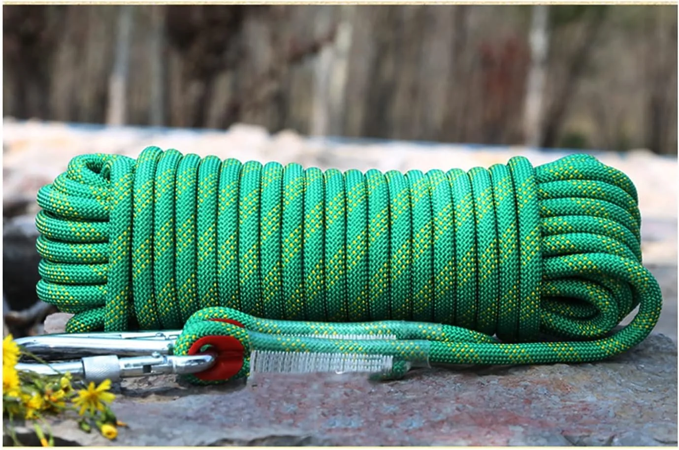 Climbing Rope 10mm Strong Static Rope Tree Climbing Gear Arborist Equipment Rock Climbing Heavy Duty Camping Rope Survival Equipment Outdoor Hunter Safety System Lifeline