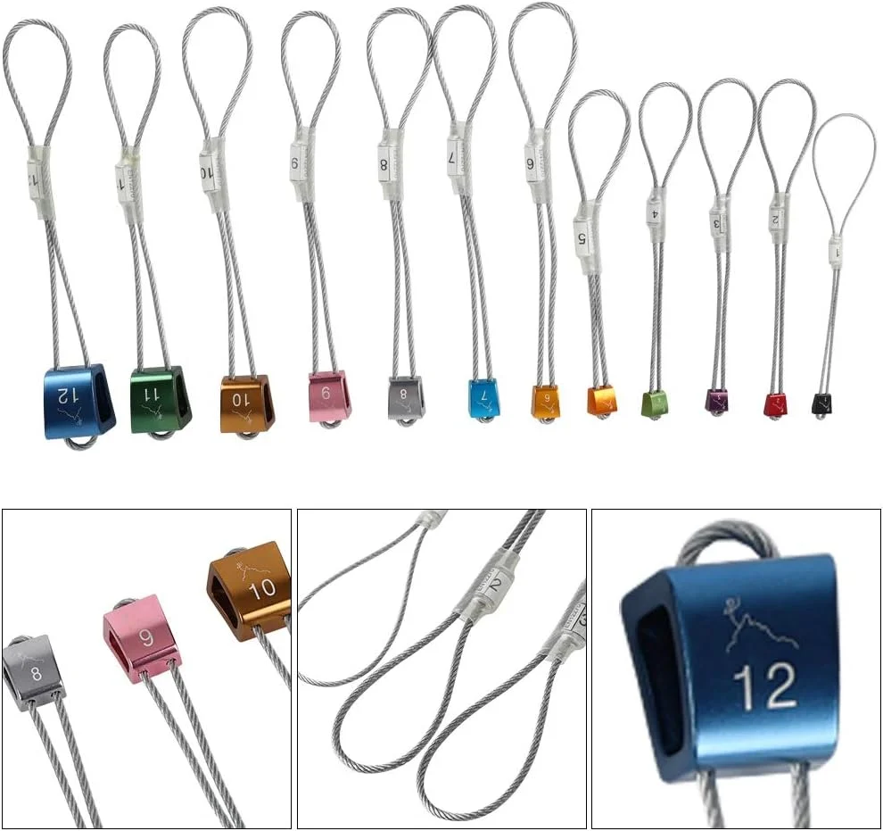 12PCS Different Types Mountaineering Rock Plug Fixed Piton Rock Climbing Equipment 12PCS Different Types Mountaineering Rock Plug Fixed Piton Rock Climbing Equipment