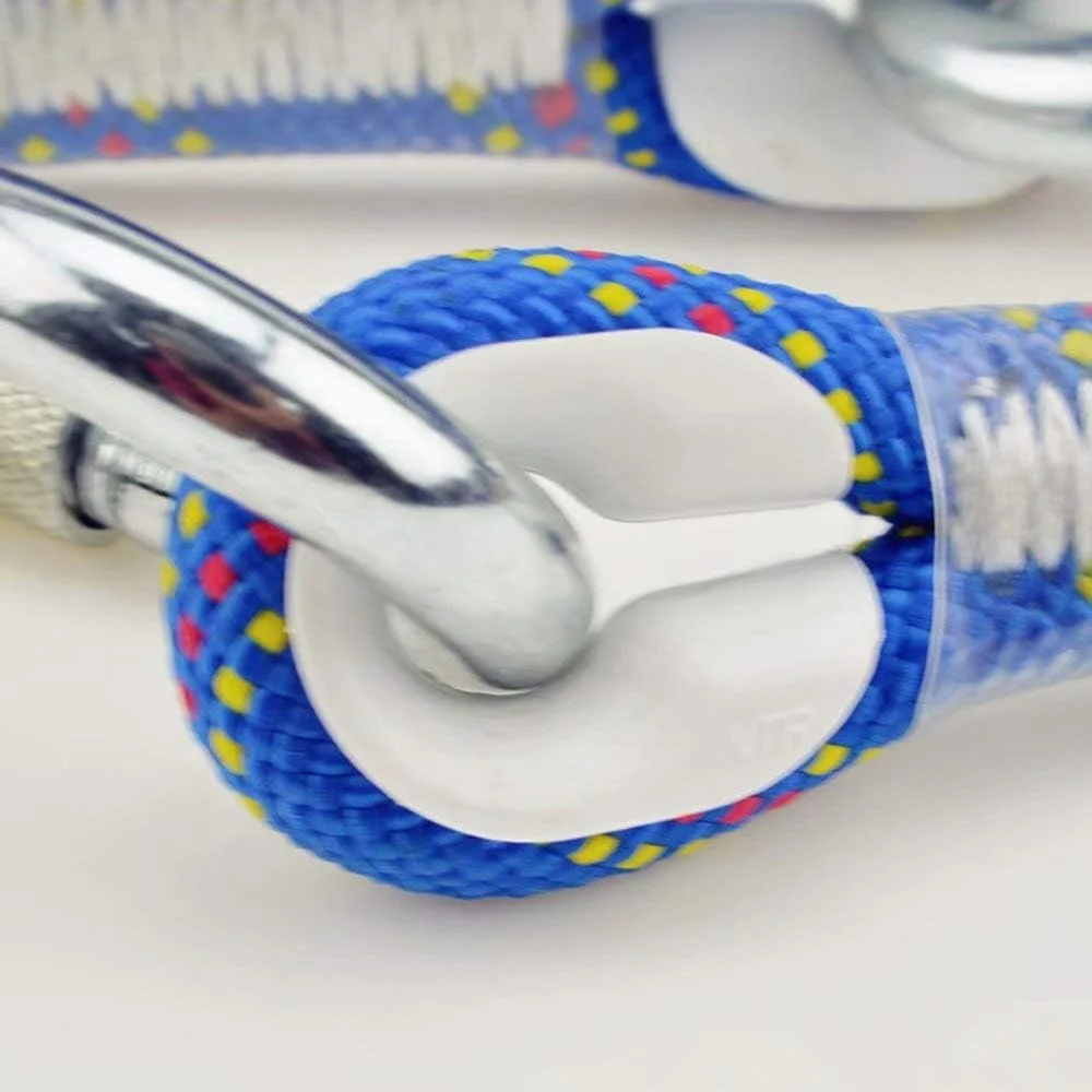 HXSMK Abseiling Rope Outdoor Safety Professional Rock Climbing Rope Cord Caving Rappelling Survival Auxiliary Cord Climbing Equipment with Carabiner blue HXSMK Abseiling Rope Outdoor Safety Professional Rock Climbing Rope Cord Caving Rappelling Survival Auxiliary Cord Climbing Equipment with Carabiner blue