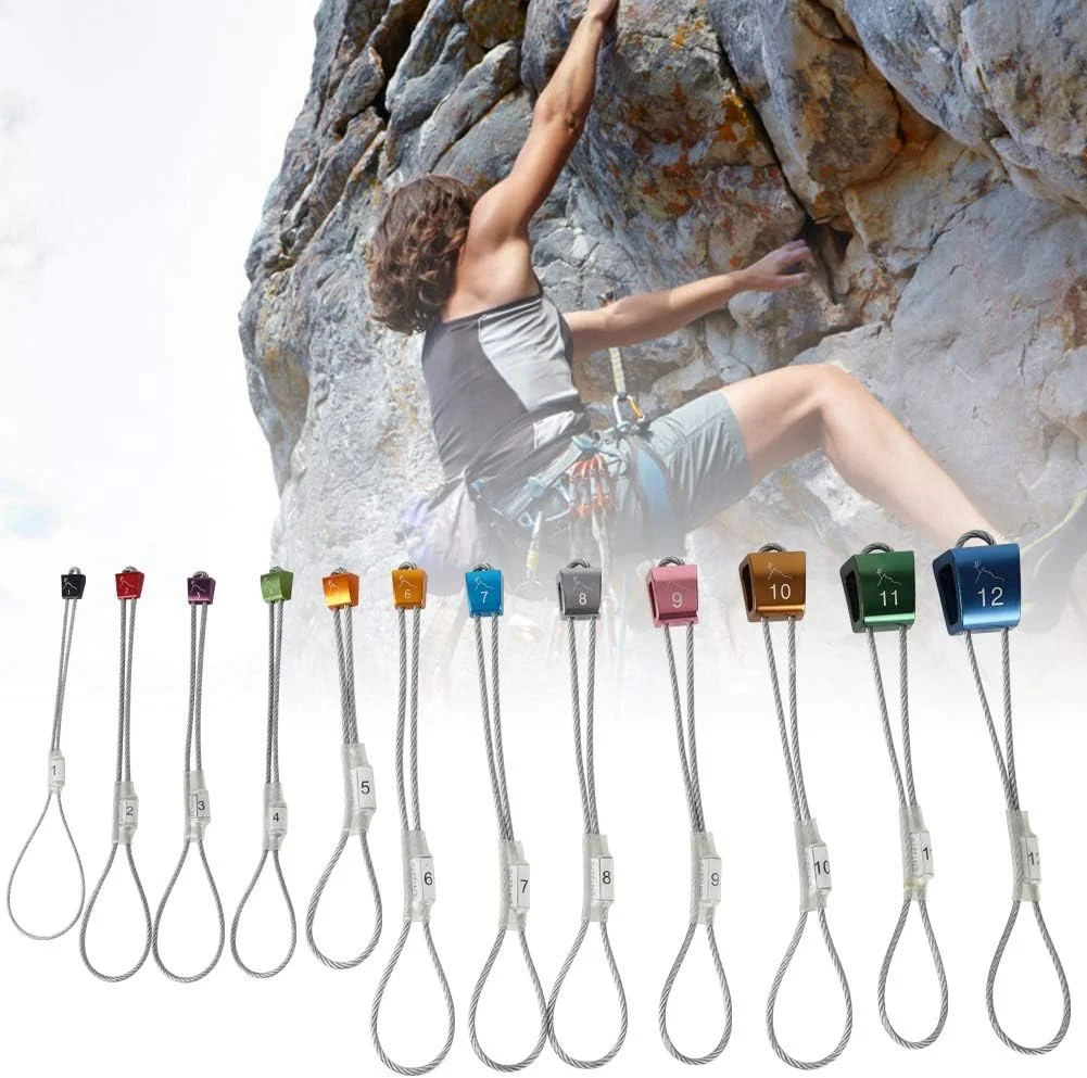 12PCS Different Types Mountaineering Rock Plug Fixed Piton Rock Climbing Equipment 12PCS Different Types Mountaineering Rock Plug Fixed Piton Rock Climbing Equipment