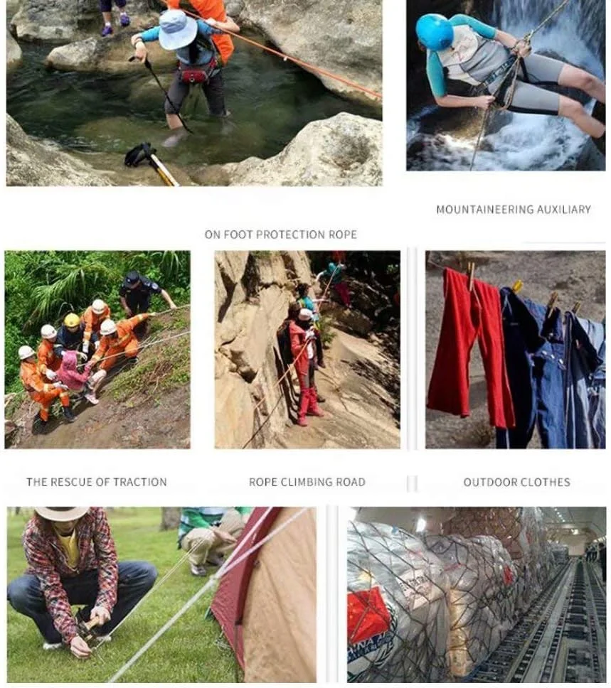 HXSMK Abseiling Rope Outdoor Safety Professional Rock Climbing Rope Cord Caving Rappelling Survival Auxiliary Cord Climbing Equipment with Carabiner blue HXSMK Abseiling Rope Outdoor Safety Professional Rock Climbing Rope Cord Caving Rappelling Survival Auxiliary Cord Climbing Equipment with Carabiner blue