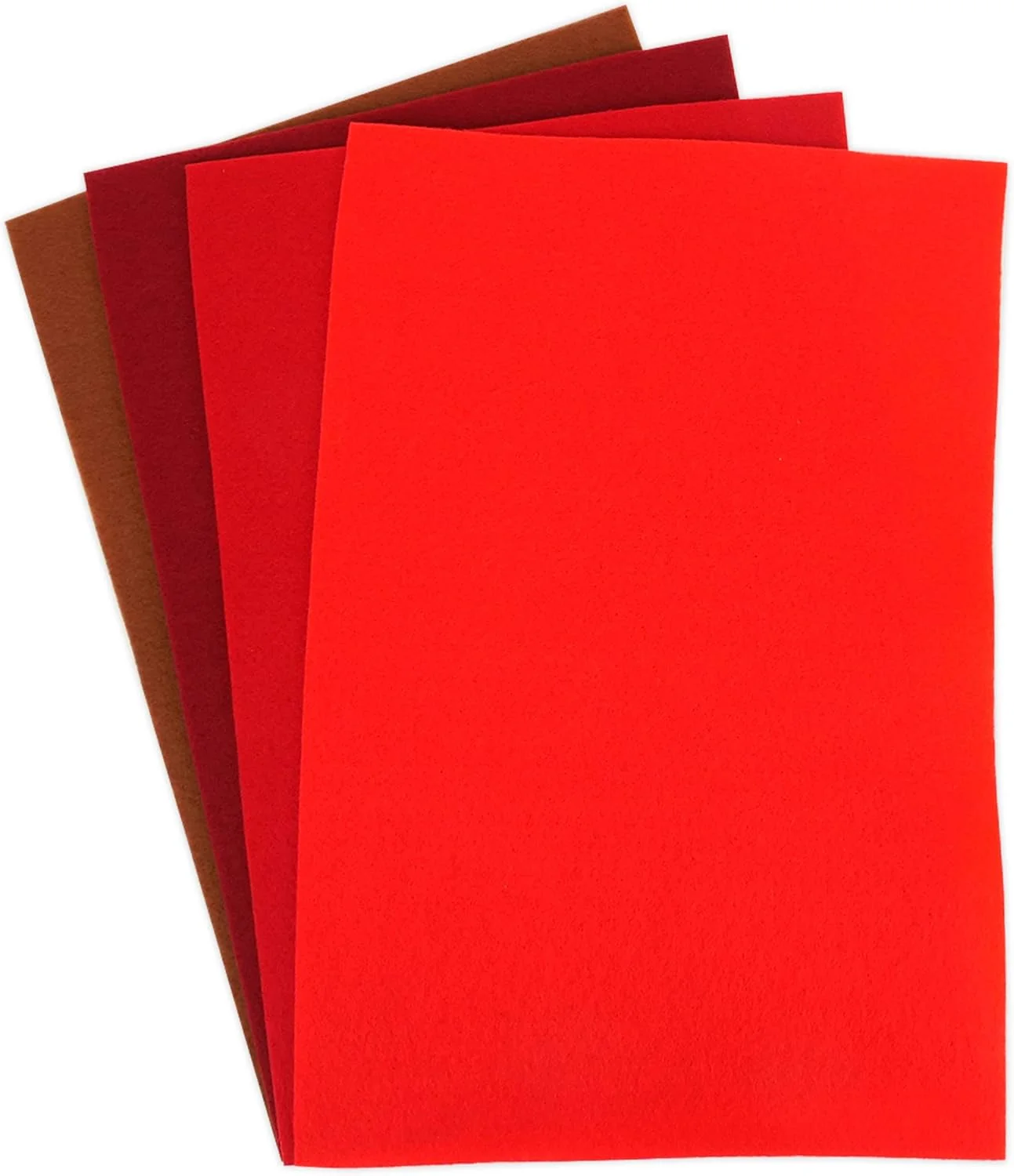 Dovecraft Trimcraft DCFL024 Essentials - نمد رنگی ممتاز A4 - قرمز، بسته 8 عددی Dovecraft Trimcraft DCFL024 Essentials - نمد رنگی ممتاز A4 - قرمز، بسته 8 عددی