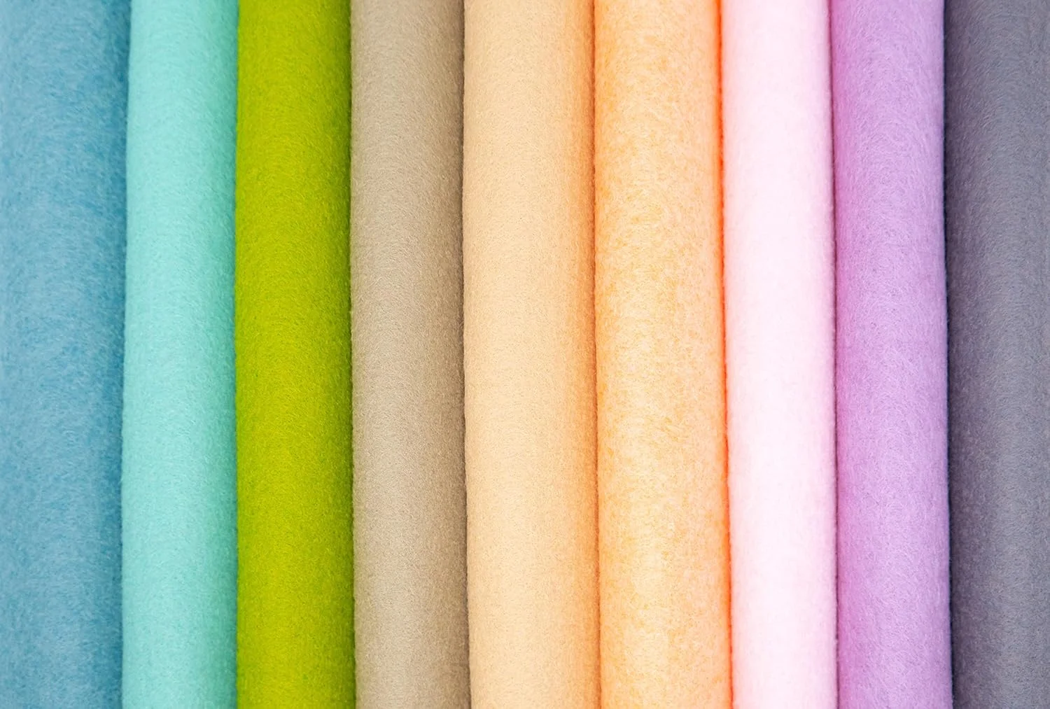 مجموعه آرامش: ۱۰ ورق نمدی ترکیبی پشم مرینوس، سایز 9X12 اینچ، ساخت آمریکا مجموعه آرامش: ۱۰ ورق نمدی ترکیبی پشم مرینوس، سایز 9X12 اینچ، ساخت آمریکا