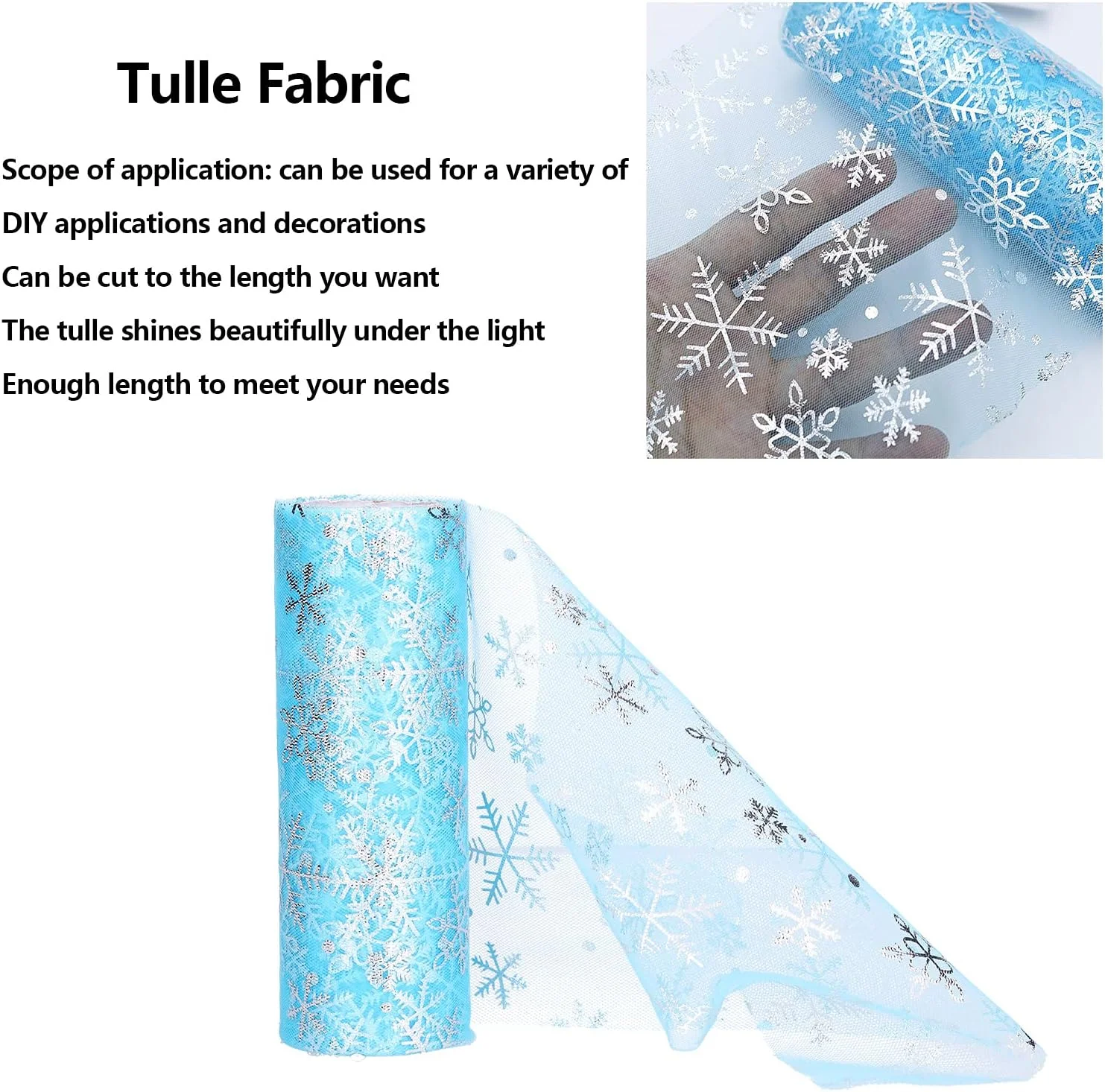 رول پارچه توری، پارچه روبان 6 اینچی 10 یاردی، قرقره توری اکلیلی برای ساخت دامن توتو، تزئینات عروسی، جشن نوزادی و صنایع دستی رول پارچه توری، پارچه روبان 6 اینچی 10 یاردی، قرقره توری اکلیلی برای ساخت دامن توتو، تزئینات عروسی، جشن نوزادی و صنایع دستی