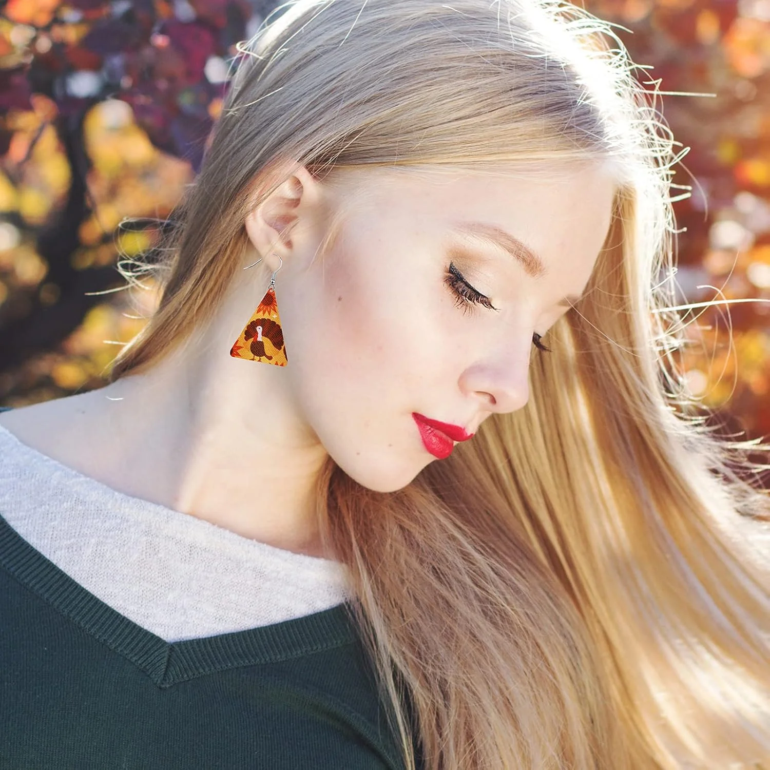 فریندا 15 تکه چرم مصنوعی طرح شکرگزاری، طرح چهارخانه با تم شکرگزاری، چرم مصنوعی چاپی، طرح برگ پاییزی کدو تنبل، چرم مصنوعی برای کارهای دستی، 8.3 x 6.3 اینچ