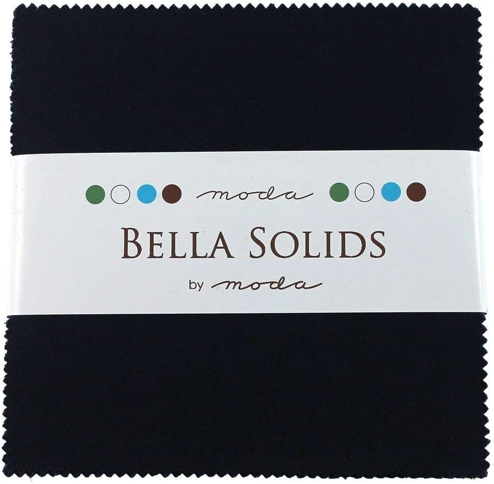 Bella Solids Navy Charm Pack 42 Squares 5" Moda Fabrics 9900PP 20