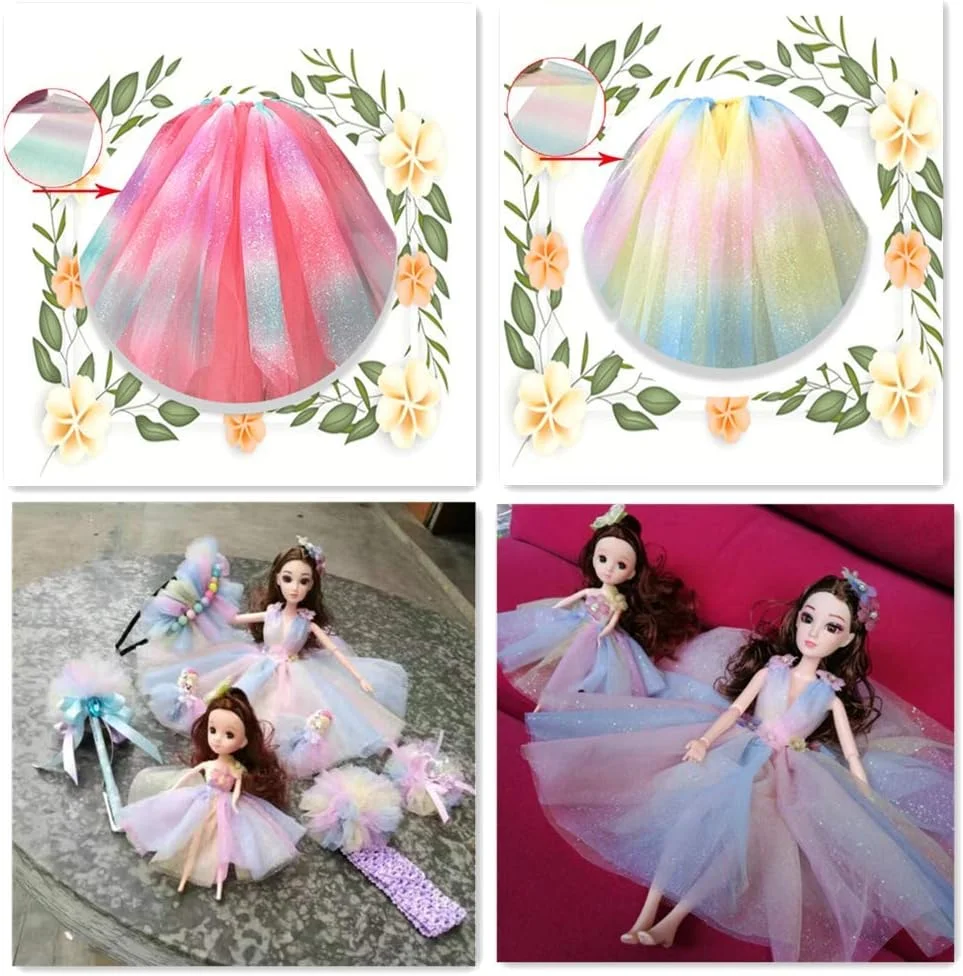 رول تور رنگین کمانی اکلیلی Yuanchuan، 15 سانتی متر × 9 متر (30 فوت) مناسب رومیزی، تزیین صندلی، پاپیون، دامن توتو حیوانات خانگی، خیاطی، ساخت پارچه، روبان تولد عروسی (آبی رنگین کمانی) رول تور رنگین کمانی اکلیلی Yuanchuan، 15 سانتی متر × 9 متر (30 فوت) مناسب رومیزی، تزیین صندلی، پاپیون، دامن توتو حیوانات خانگی، خیاطی، ساخت پارچه، روبان تولد عروسی (آبی رنگین کمانی)