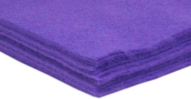 HipGirl Acrylic Felt Sheets Orchid Purple 9x12, 12ct