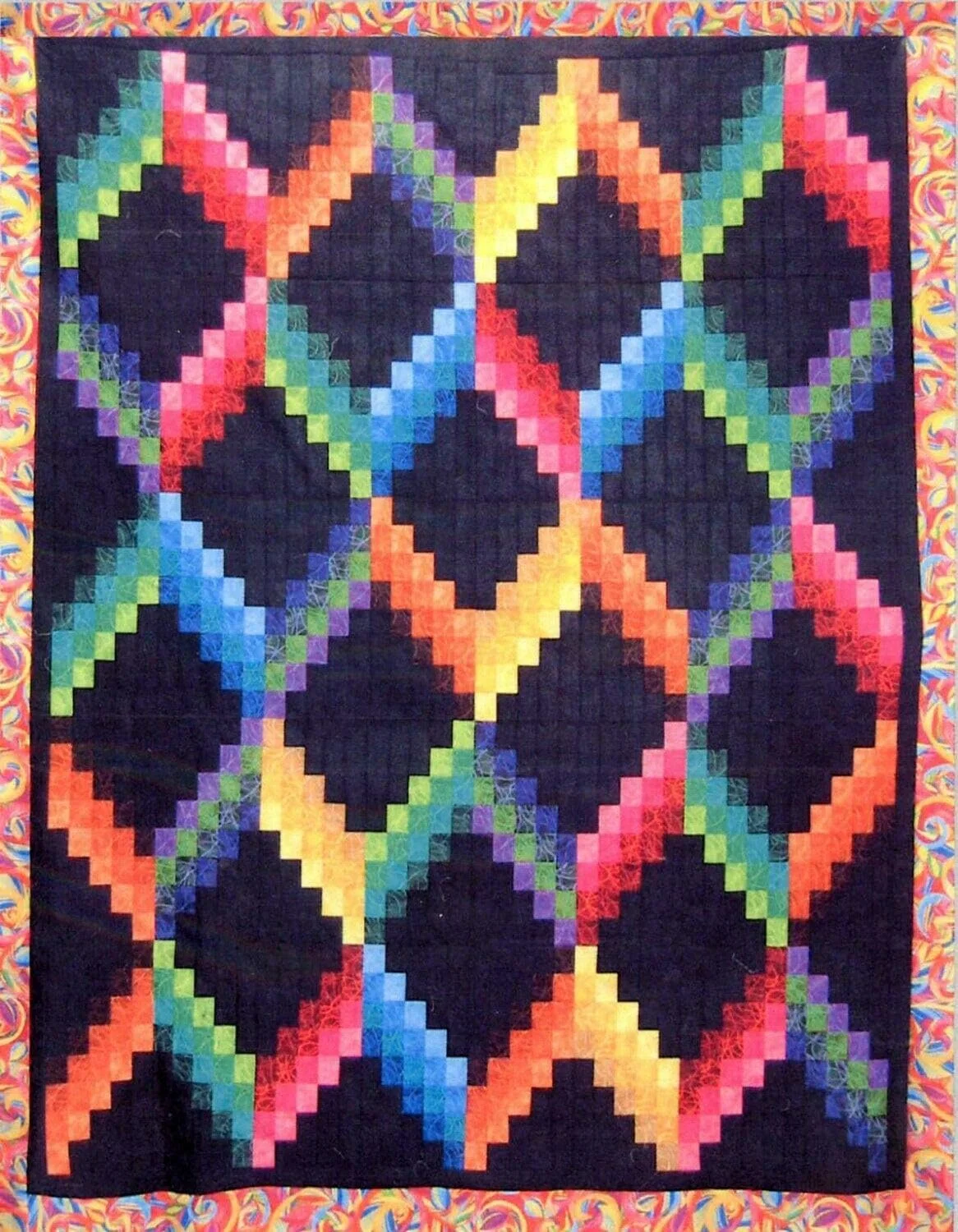 Cozy Quilt Designs Pattern~Color Falls~2 1/2" Strips by ~Jelly Roll,