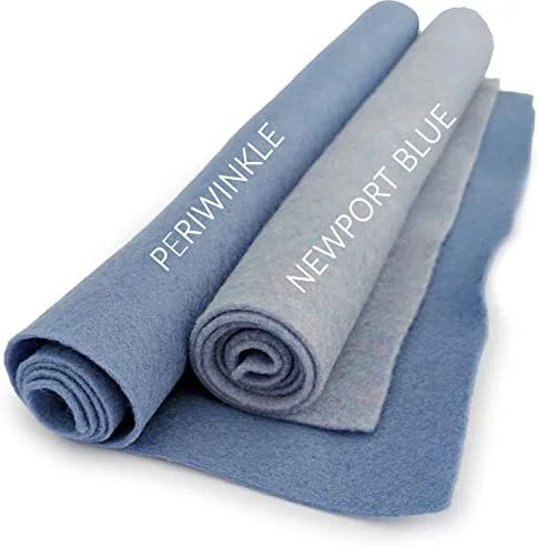 ورق نمدی اکریلیک ممتاز XL National Nonwovens Newport Blue Earthy Pastel