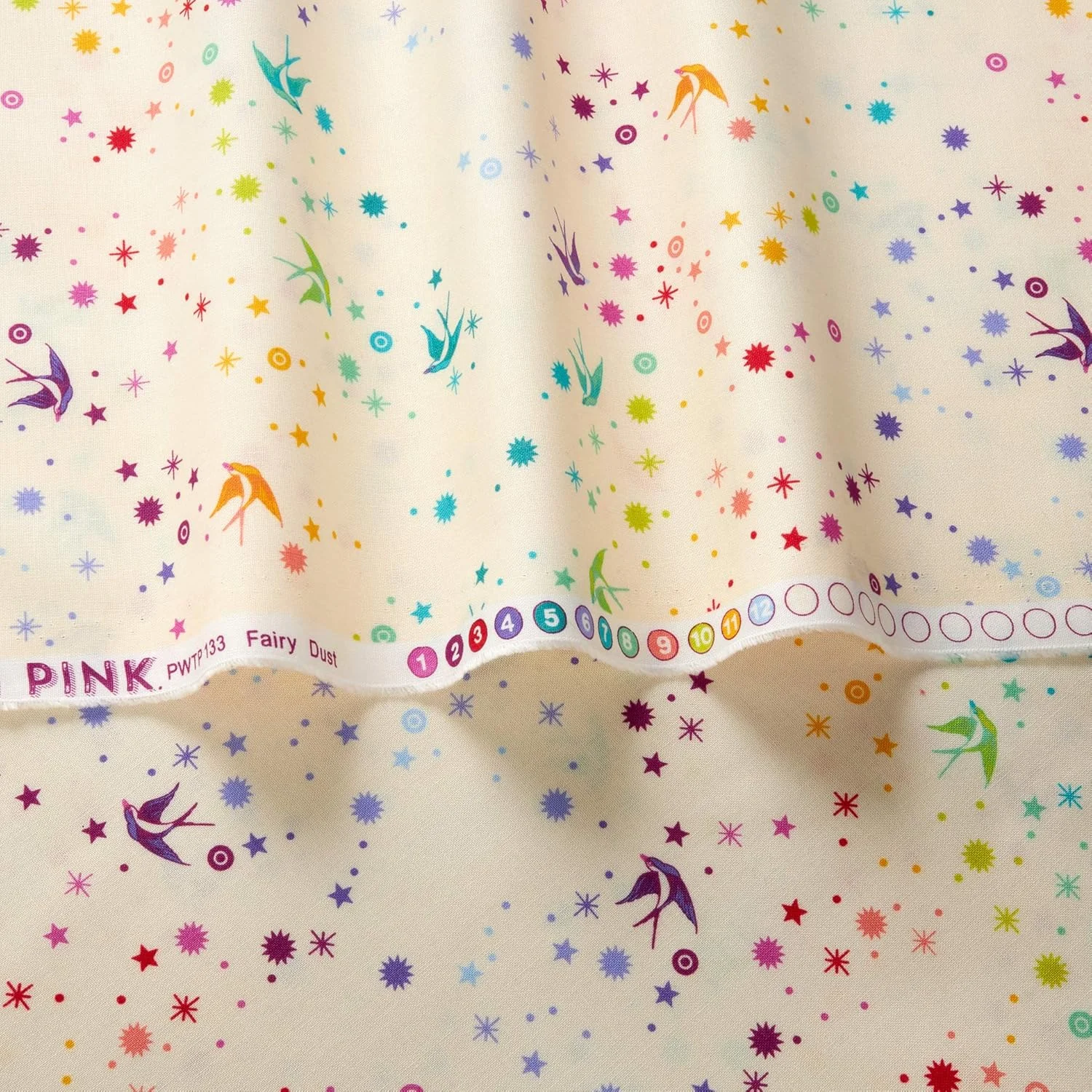 پارچه لحافی پنبه ای پری داست آب نبات چوبی Pinkerville اثر Tula Pink برای FreeSpirit Fabrics - متری پارچه لحافی پنبه ای پری داست آب نبات چوبی Pinkerville اثر Tula Pink برای FreeSpirit Fabrics - متری