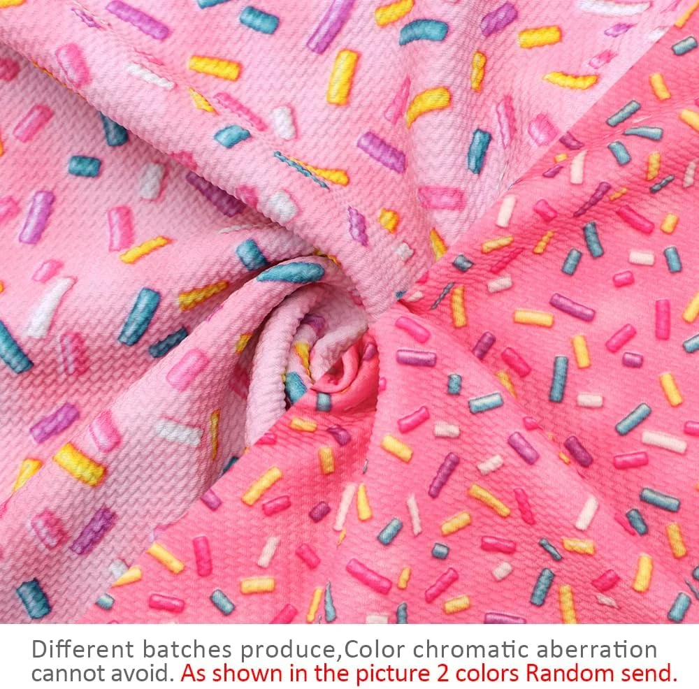 پارچه لیورپول بافت دار طرح آبنبات دیوید آنجی، کشی چهار طرفه، مناسب برای اکسسوری مو، کد 95286