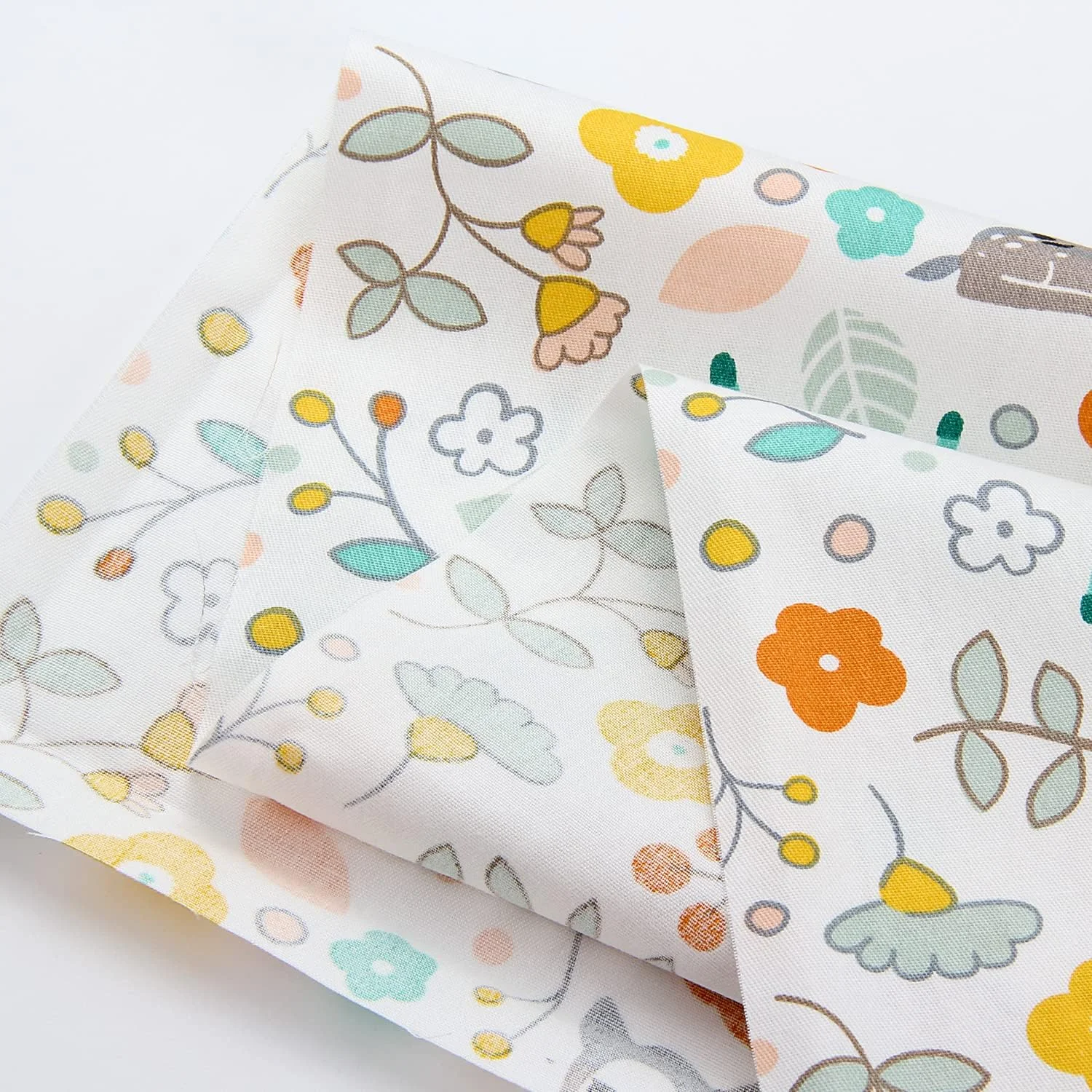 پارچه نخی 8 تکه، پارچه نخی، پارچه برای خیاطی خلاقانه، مواد پارچه نخی برای تکه دوزی، آستر کوسن، لباس و خیاطی 40 × 50 سانتی متر