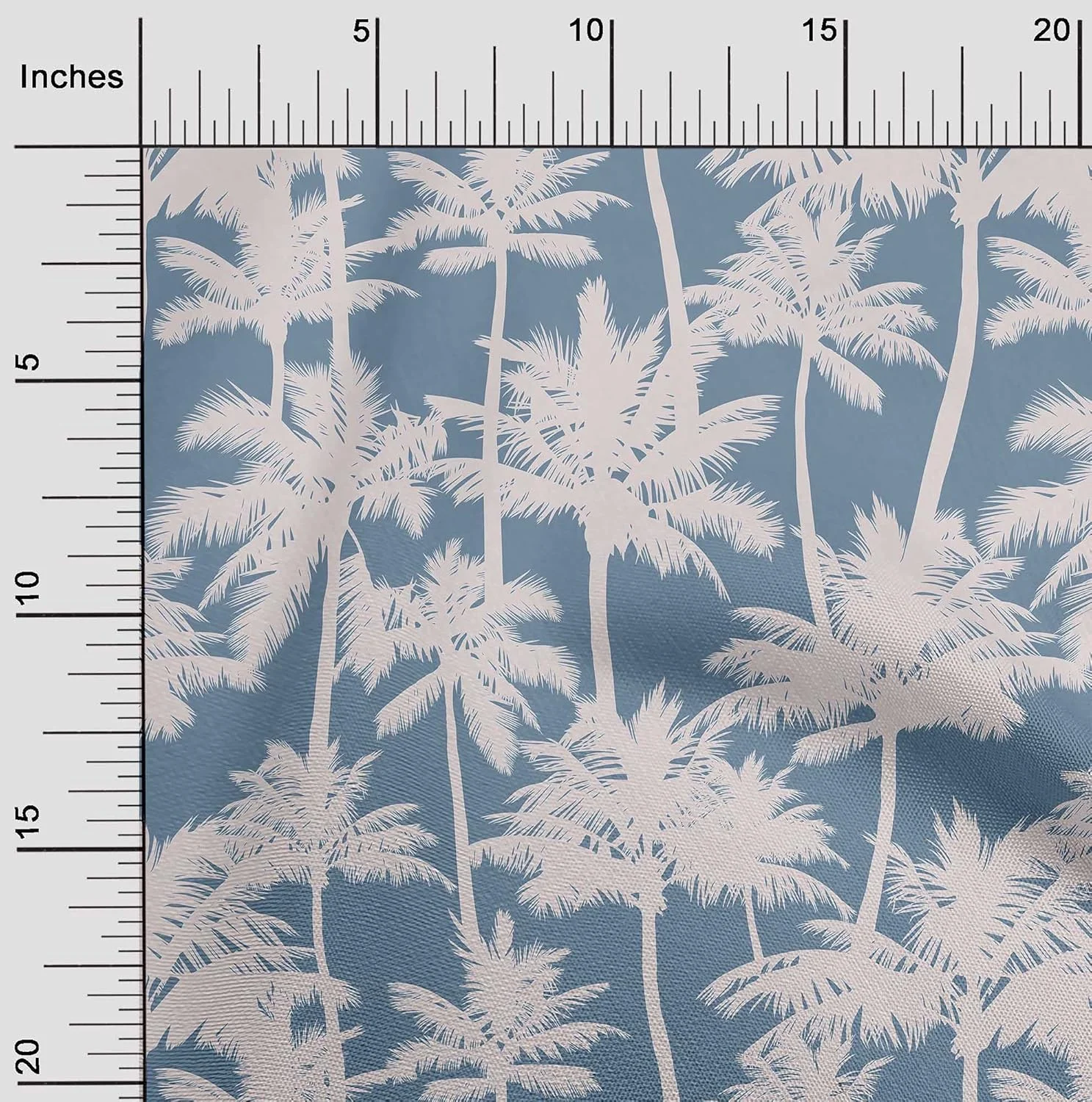 oneOone Cotton Jersey Light Blue Fabric Coconut Tree & Leaf Sewing Material Print Fabric by The Yard 58 Inch Wide oneOone Cotton Jersey Light Blue Fabric Coconut Tree & Leaf Sewing Material Print Fabric by The Yard 58 Inch Wide