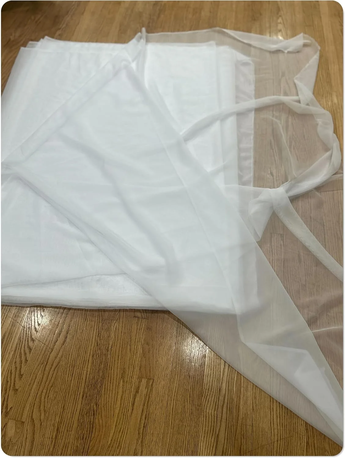 New Star Fabric Sheer Voile Chiffon Draping Panels | 10 Yards 120" Wide White Voile | Use for Backdrop Curtain -Wedding and Special Events New Star Fabric Sheer Voile Chiffon Draping Panels | 10 Yards 120" Wide White Voile | Use for Backdrop Curtain -Wedding and Special Events