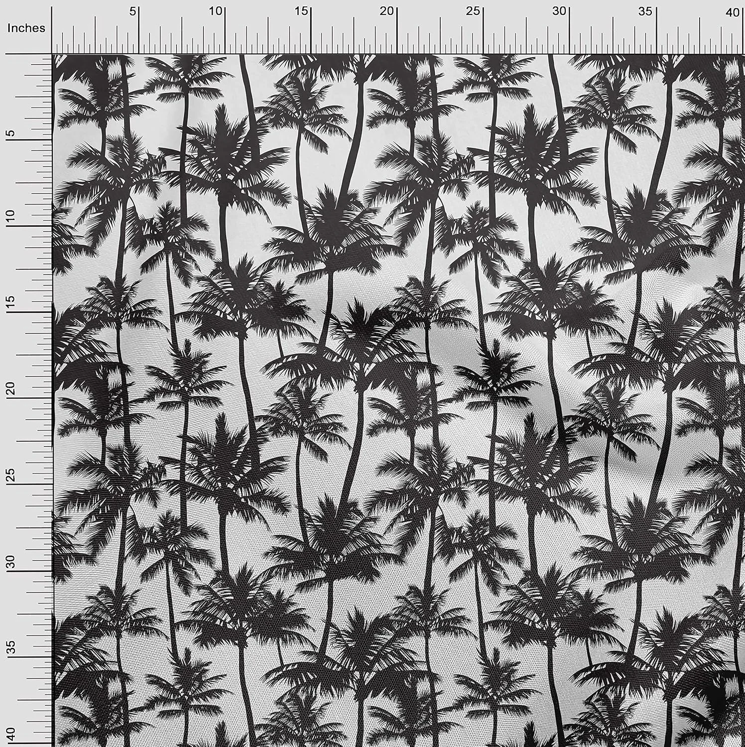 oneOone Cotton Flex White Fabric Coconut Tree & Leaf Sewing Craft Projects Fabric Prints by Yard 40 Inch Wide oneOone Cotton Flex White Fabric Coconut Tree & Leaf Sewing Craft Projects Fabric Prints by Yard 40 Inch Wide