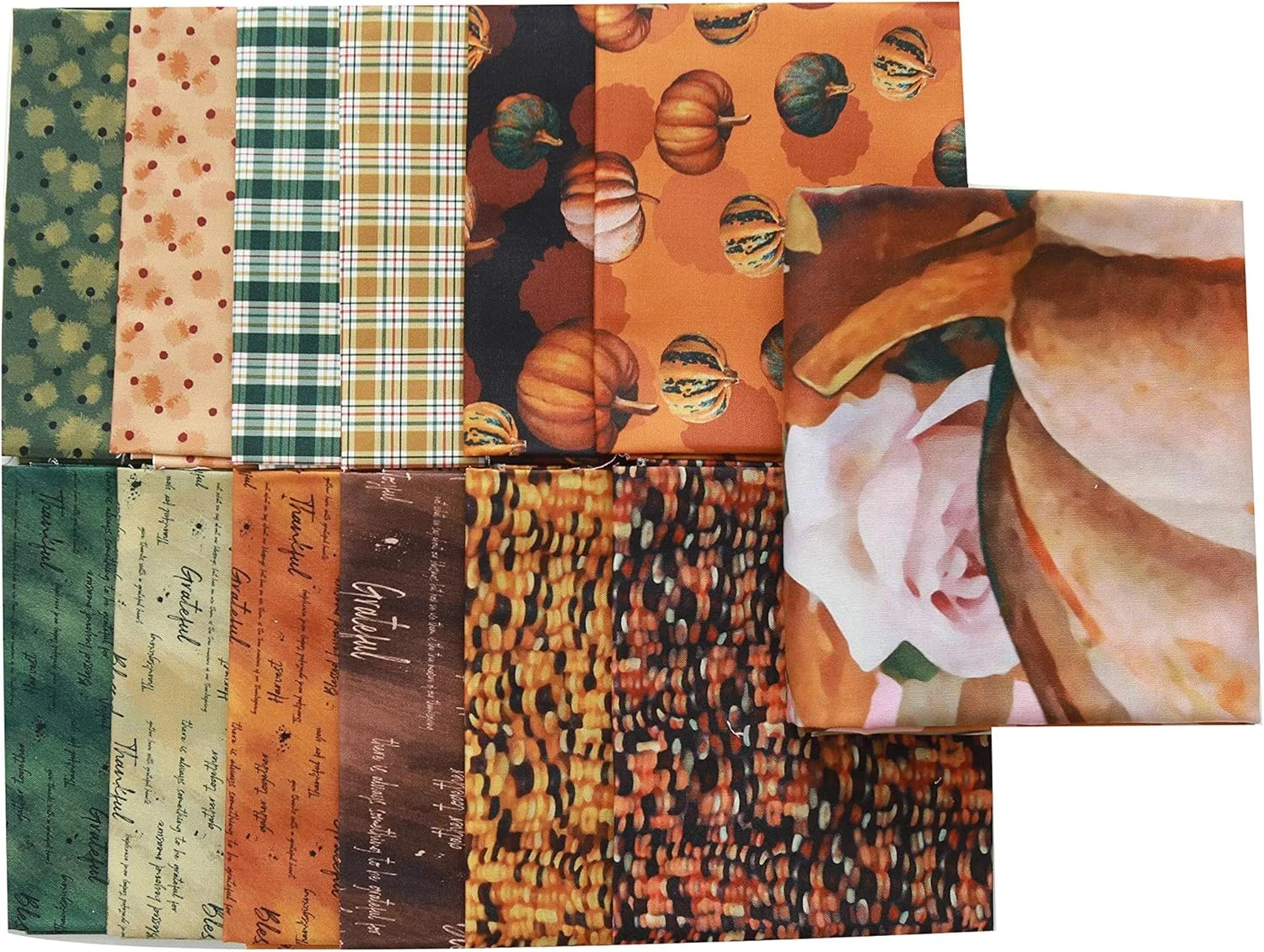 پارچه چاپی نخی 20 عددی COTTONVILL EMANON Collection، تکه پارچه