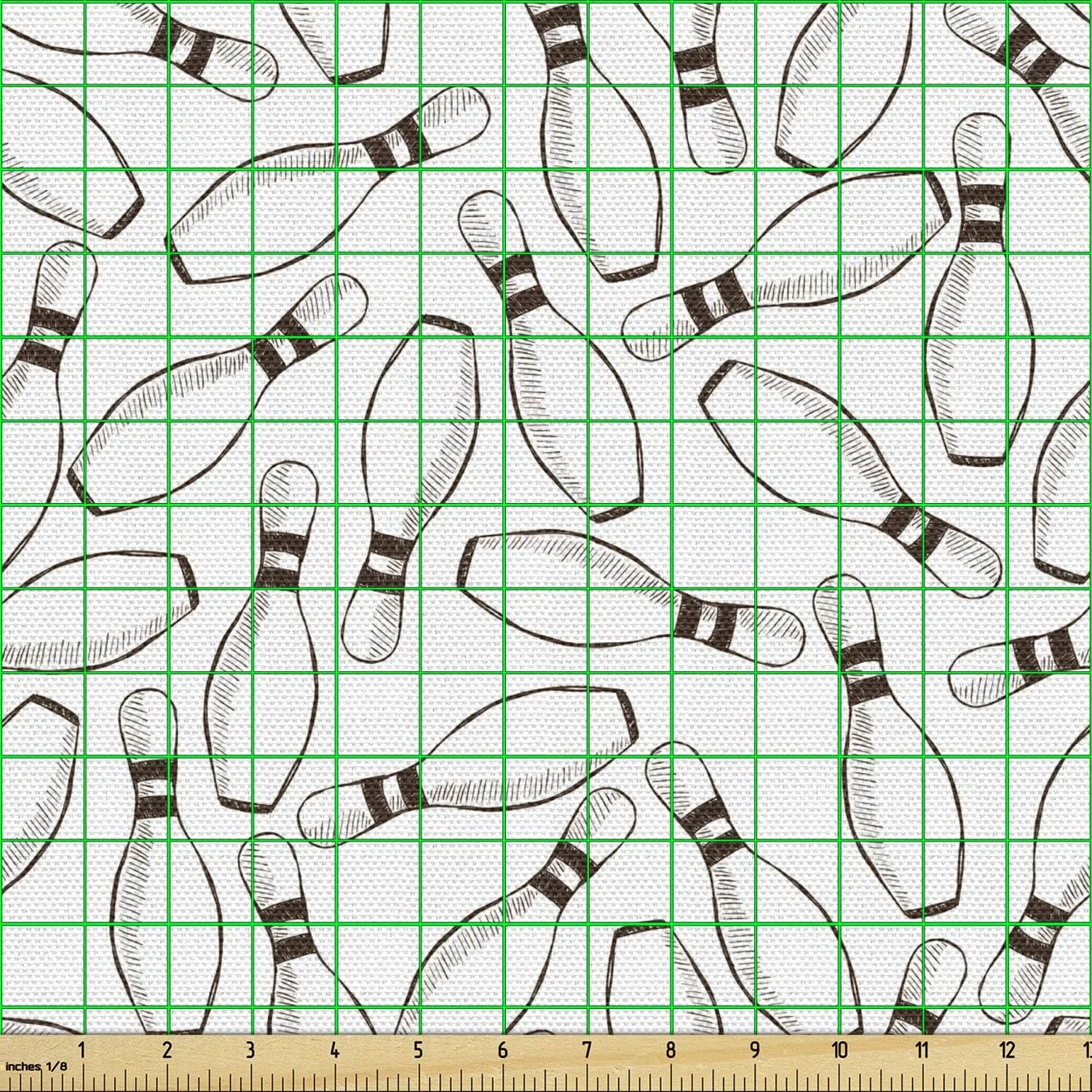 پارچه چاپی دیجیتال رنگارنگ Ambesonne متری 3 یارد طرح Multi fab_38134_3