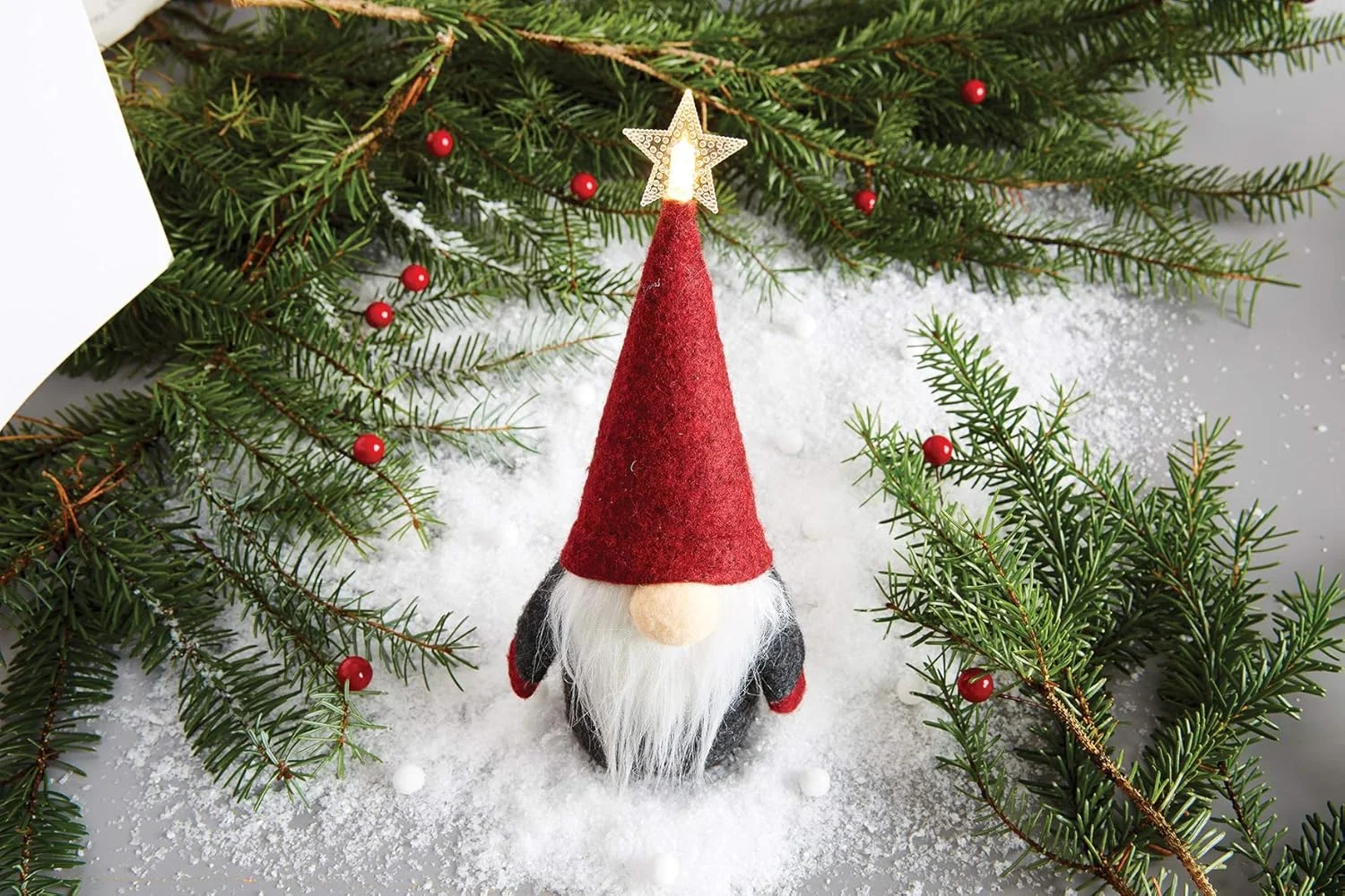 کیت کاردستی پارچه ای کریسمس Simply Make - بابانوئل چراغ دار، کاردستی مواد پارچه ای جشن، برای بزرگسالان و نوجوانان، برای شگفت انگیزترین زمان سال - کریسمس! شامل تمام لوازم جانبی