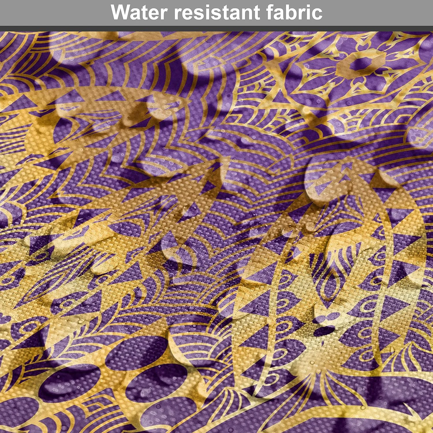 پارچه طرح ماندالای بنفش Ambesonne، طرح بوهمی، تصویر جهان، پارچه تزئینی برای روکش و لوازم منزل، 3 یارد، بنفش زرد پارچه طرح ماندالای بنفش Ambesonne، طرح بوهمی، تصویر جهان، پارچه تزئینی برای روکش و لوازم منزل، 3 یارد، بنفش زرد