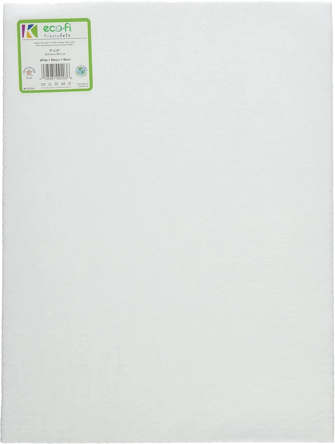 کونین 12 تکه Eco-fi Prestofelt Peel-n-Stick، 23 در 30 سانتی متر، سفید کونین 12 تکه Eco-fi Prestofelt Peel-n-Stick، 23 در 30 سانتی متر، سفید