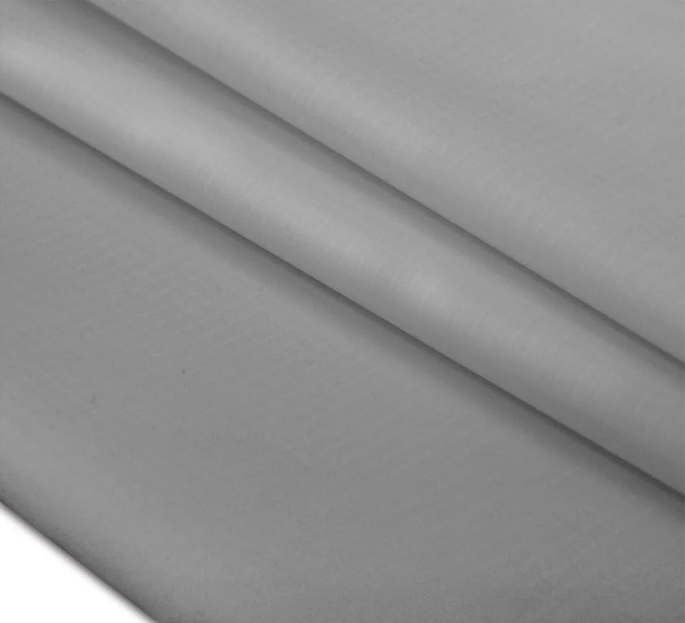 پارچه نایلونی ریپ استاپ 40D ارتقا یافته HENGDA KITE، ابعاد 152x91 سانتی متر، ضد آب، مناسب فضای باز - خاکستری روشن