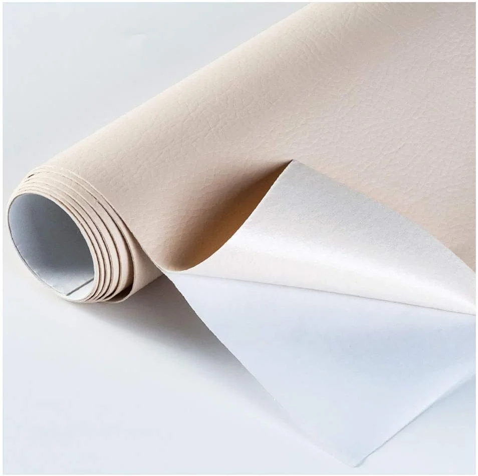 چرم مصنوعی شیری رنگ به ابعاد 1.38x8 متر