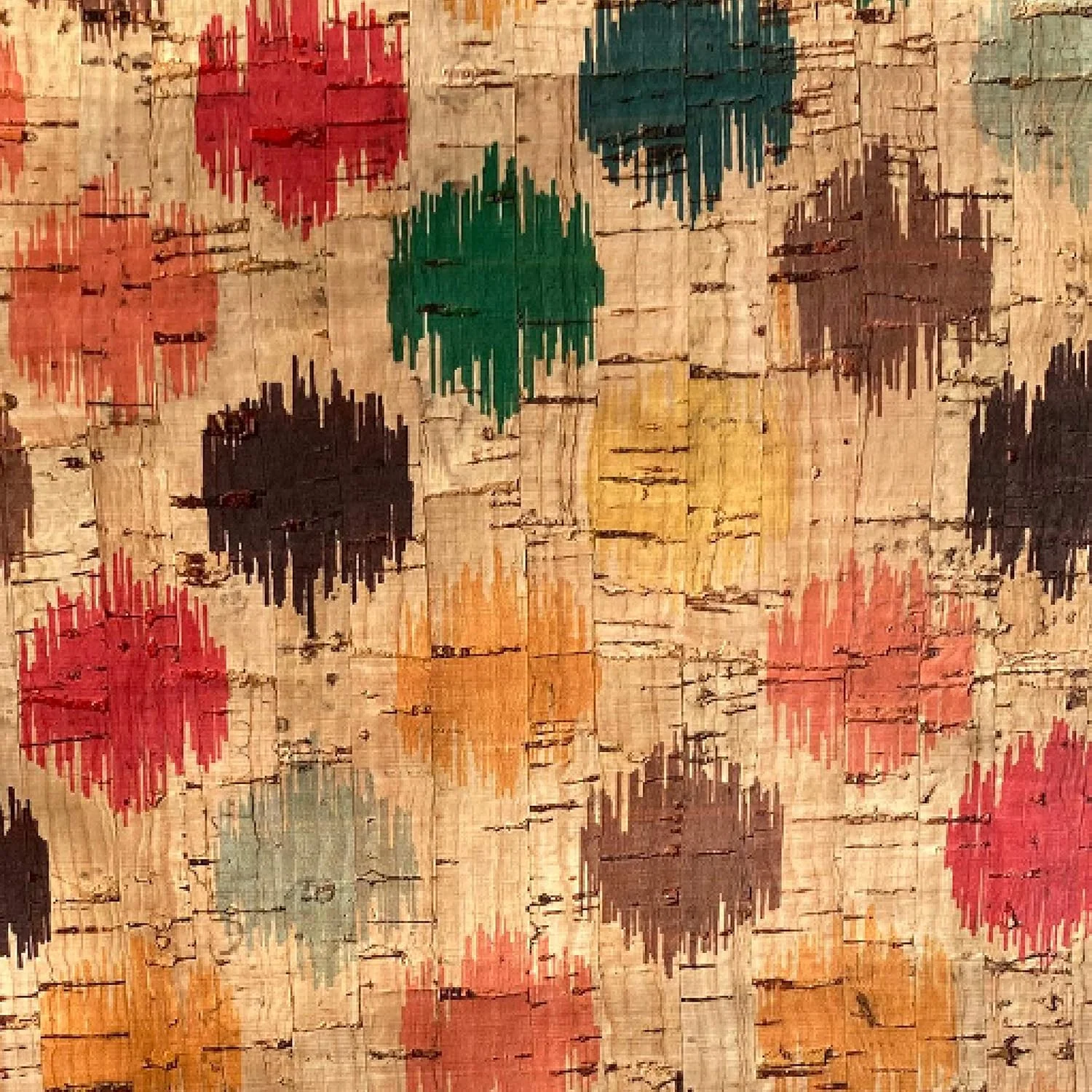 پارچه چوب پنبه ای رولی طرح قلم مو Brother CACORKBR ScanNCut، تنوع رنگ پارچه چوب پنبه ای رولی طرح قلم مو Brother CACORKBR ScanNCut، تنوع رنگ