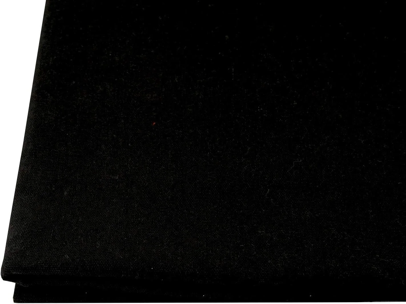 پارچه کتانی لحاف دوزی از پیش برش خورده با طعم گل رز، پارچه کاردستی، مناسب برای خیاطی و کاردستی، 152 سانتی متر در 91 سانتی متر (مشکی)