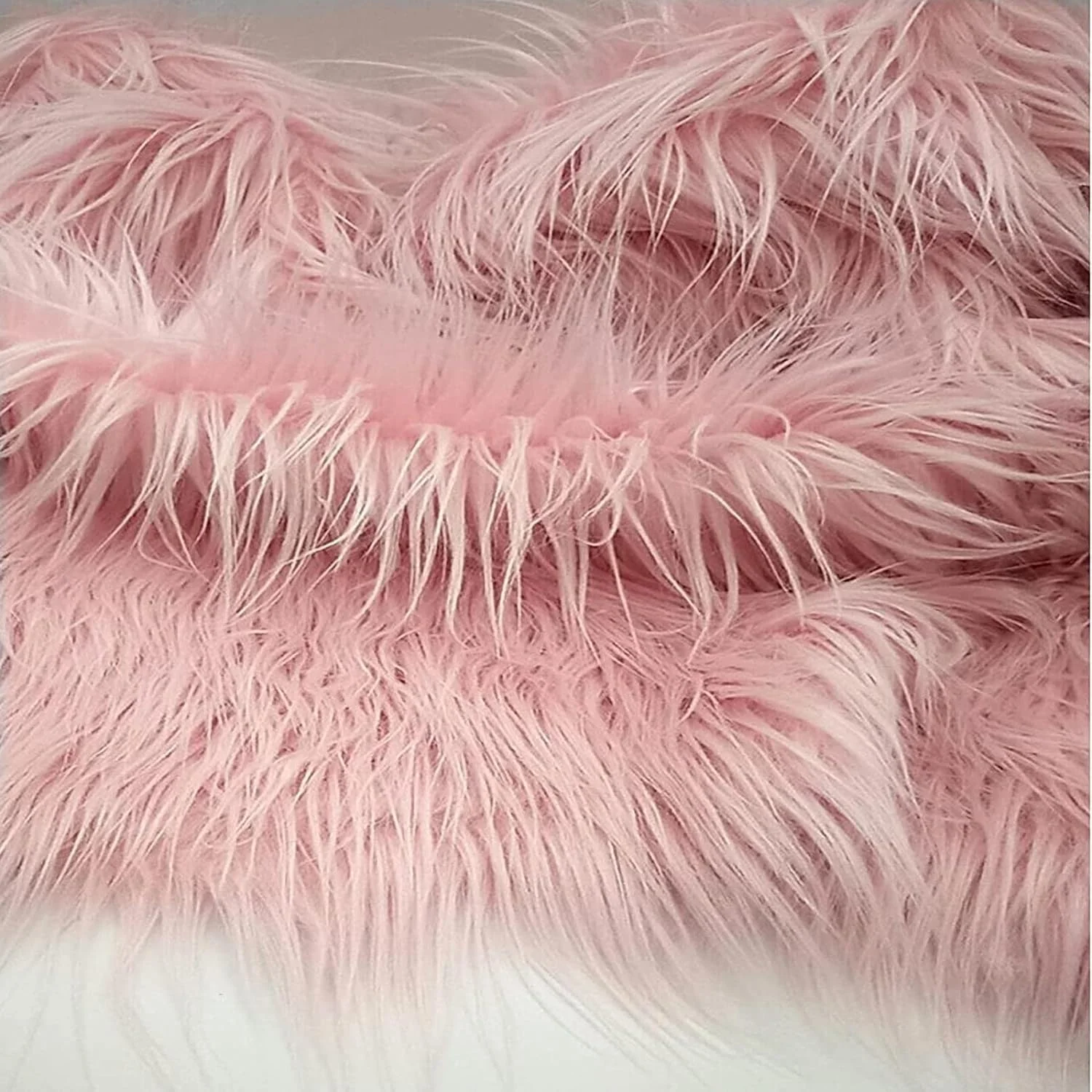 پارچه خز مصنوعی با کیفیت ADSWIN، پرز بلند 10 سانتی متری، نرم، مخمل خواب دار، خز مصنوعی نرم، لوازم صنایع دستی DIY، سرگرمی، لباس، دکوراسیون (اندازه: 160x100 سانتی متر، رنگ: خاکستری)