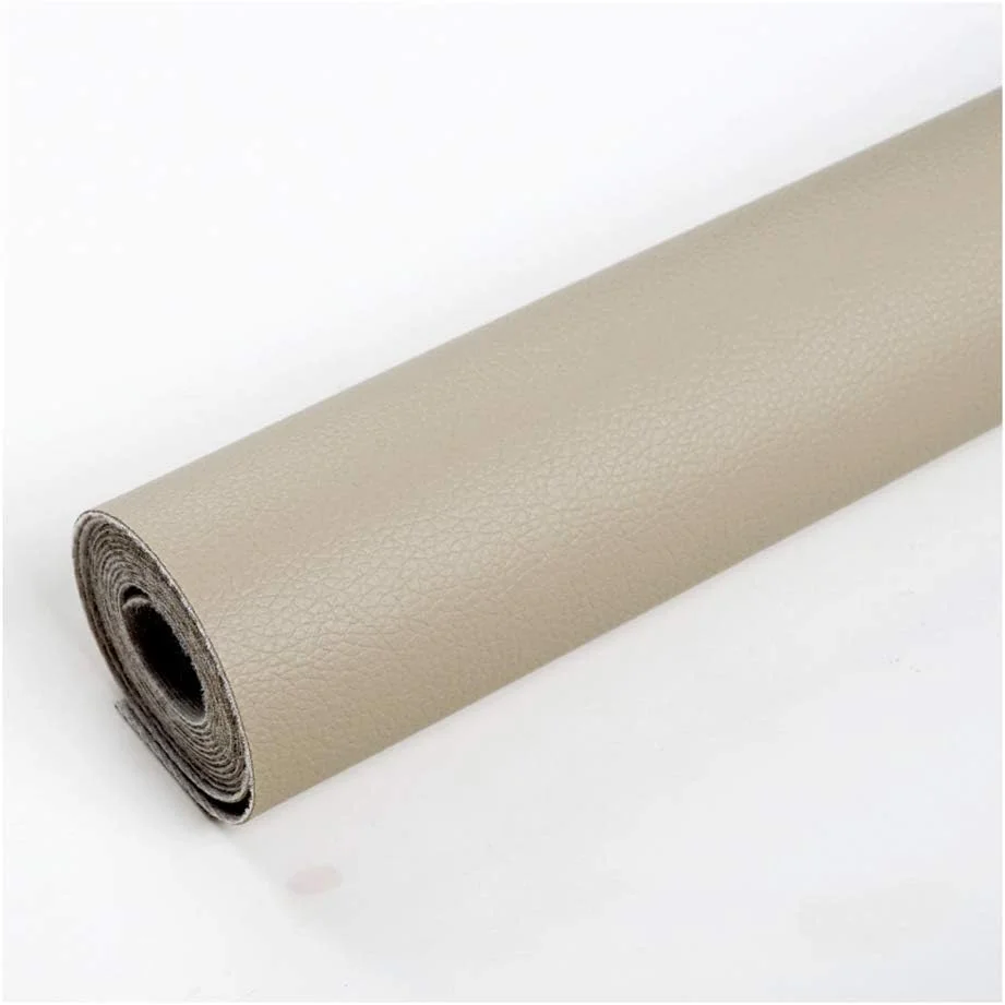 XCYYBB تکه چرمی برای تعمیر چرم مصنوعی، پارچه چرمی، مواد چرم مصنوعی، لباس دوزی، روکش، پارچه چرمی خود چسب، تکه تعمیر چرمی خود چسب - خاکستری 9# 1.35x8 متر