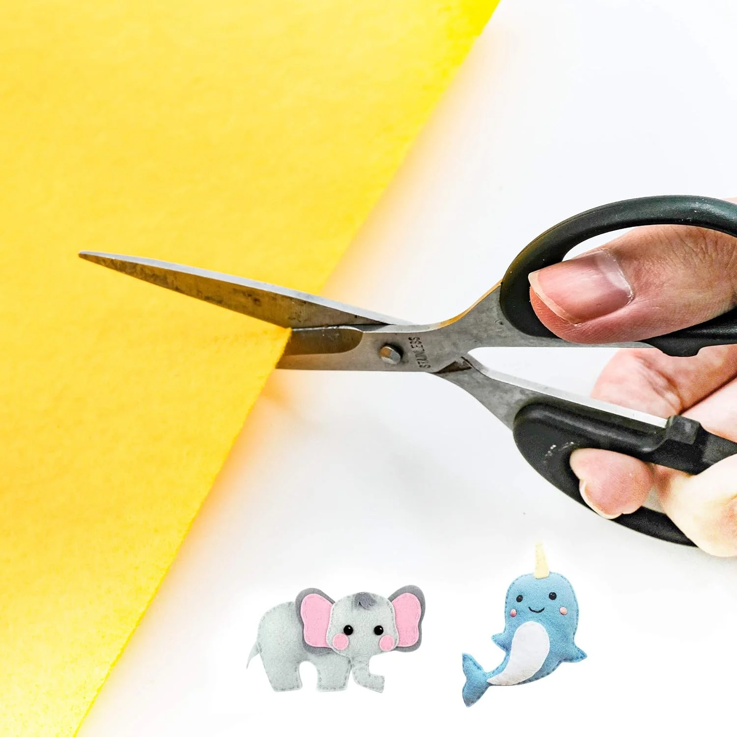 پک 50 عددی پارچه نمدی سفت POTTIIS، ابعاد 30 در 30 سانتی متر، ضخامت 1 میلی متر، رنگ های متنوع، مناسب برای کاردستی