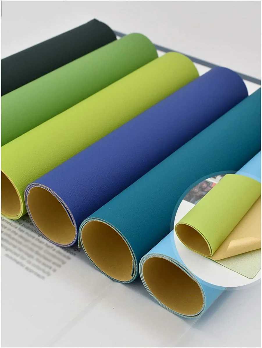 نوار چرمی مصنوعی خود چسب XCYYBB، تکه چرم تعمیر چرم اصل، چرم مصنوعی وینیل پارچه روکش مبلمان - آبی طاووسی 82# 1.38x4 متر نوار چرمی مصنوعی خود چسب XCYYBB، تکه چرم تعمیر چرم اصل، چرم مصنوعی وینیل پارچه روکش مبلمان - آبی طاووسی 82# 1.38x4 متر