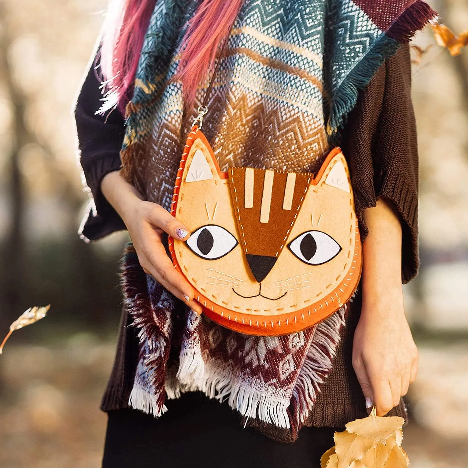 پک 50 عددی پارچه نمدی سفت POTTIIS، ابعاد 30 در 30 سانتی متر، ضخامت 1 میلی متر، رنگ های متنوع، مناسب برای کاردستی