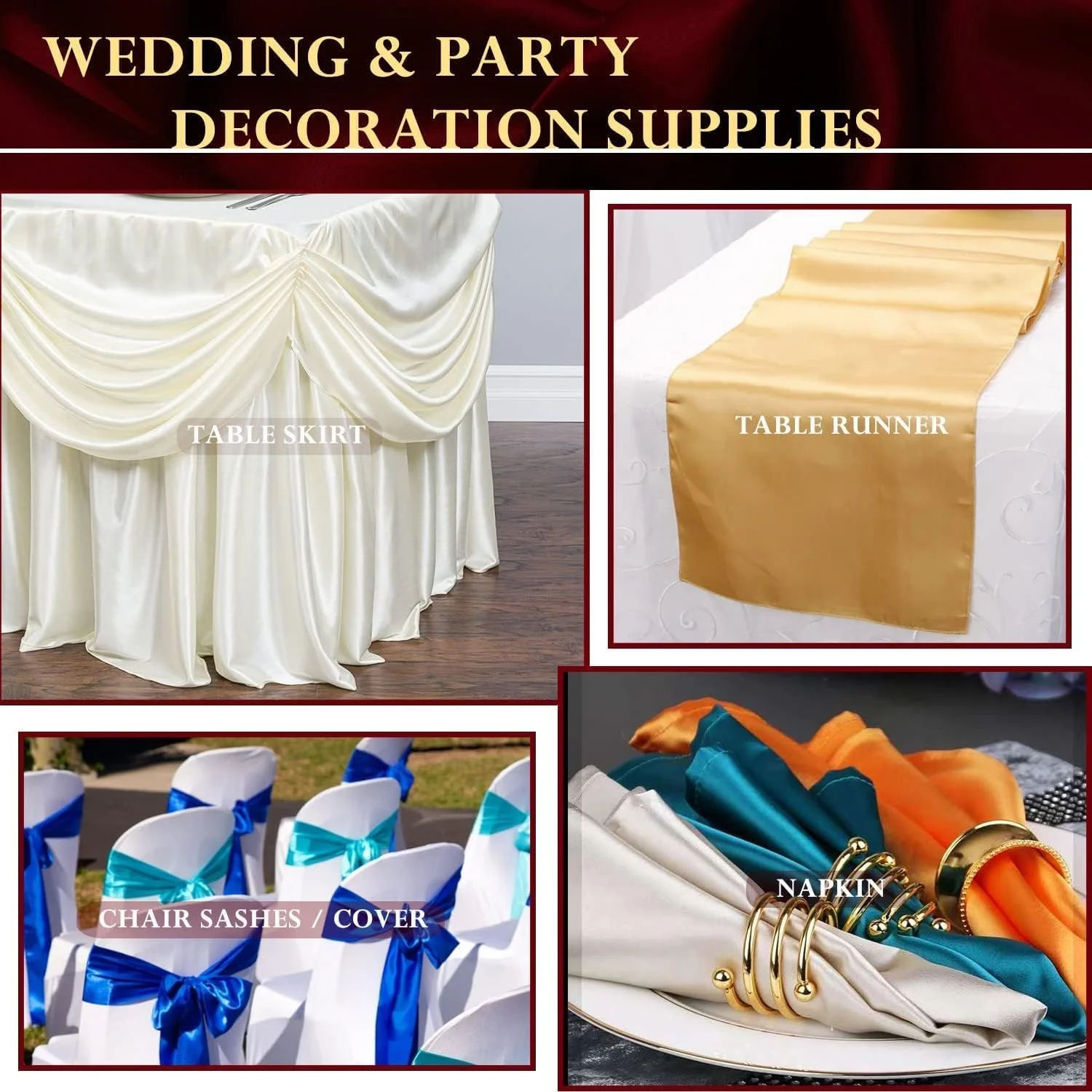 پارچه ساتن عروس طرح Charmeuse ای کی تریدینگ، عرض 152 سانتی متر - متری - مناسب برای عروسی، پوشاک، صنایع دستی، دکور، لباس (رژگونه، 9 متر) پارچه ساتن عروس طرح Charmeuse ای کی تریدینگ، عرض 152 سانتی متر - متری - مناسب برای عروسی، پوشاک، صنایع دستی، دکور، لباس (رژگونه، 9 متر)