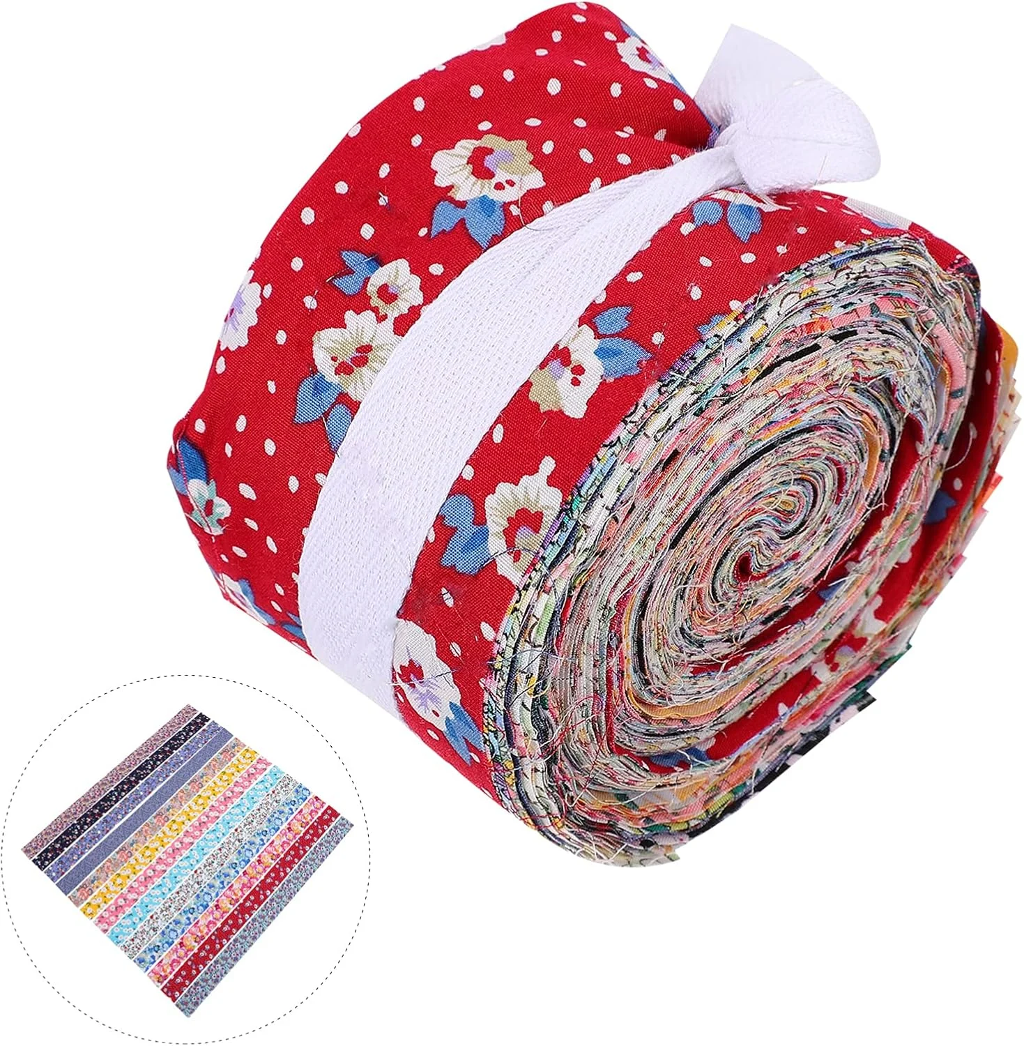 مالینک بسته 36 عددی پارچه ژله ای رولی، پارچه نخی، نوارهای لحاف دوزی، پارچه نخی طرح گل، بسته پارچه صنایع دستی، تکه دوزی از پیش برش خورده دست ساز DIY برای لوازم خیاطی مالینک بسته 36 عددی پارچه ژله ای رولی، پارچه نخی، نوارهای لحاف دوزی، پارچه نخی طرح گل، بسته پارچه صنایع دستی، تکه دوزی از پیش برش خورده دست ساز DIY برای لوازم خیاطی