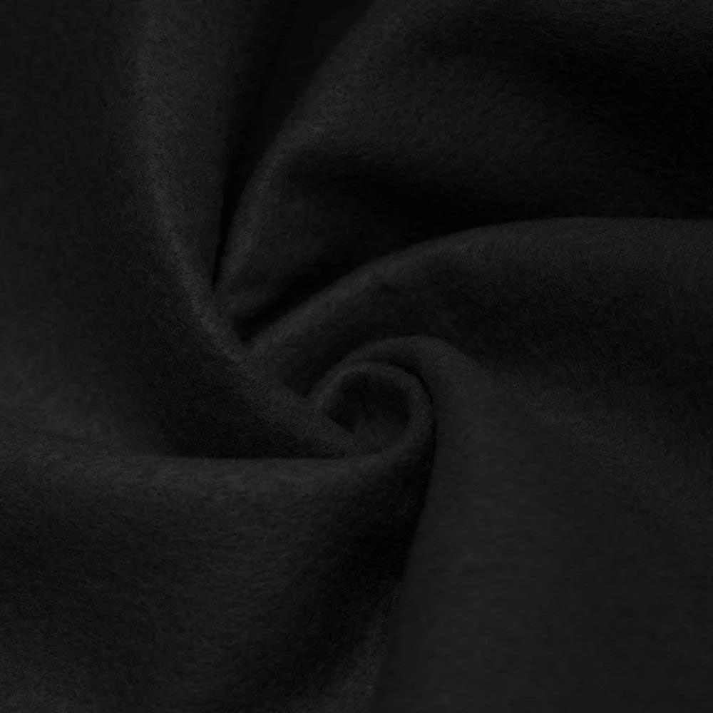 AK TRADING CO. 72-Inch Wide 1/16” Thick Acrylic Felt Fabric for Arts & Crafts, Cushion and Padding, Sewing Projects, Kids School Projects, DIY Projects & More. - Black, 1 Yard