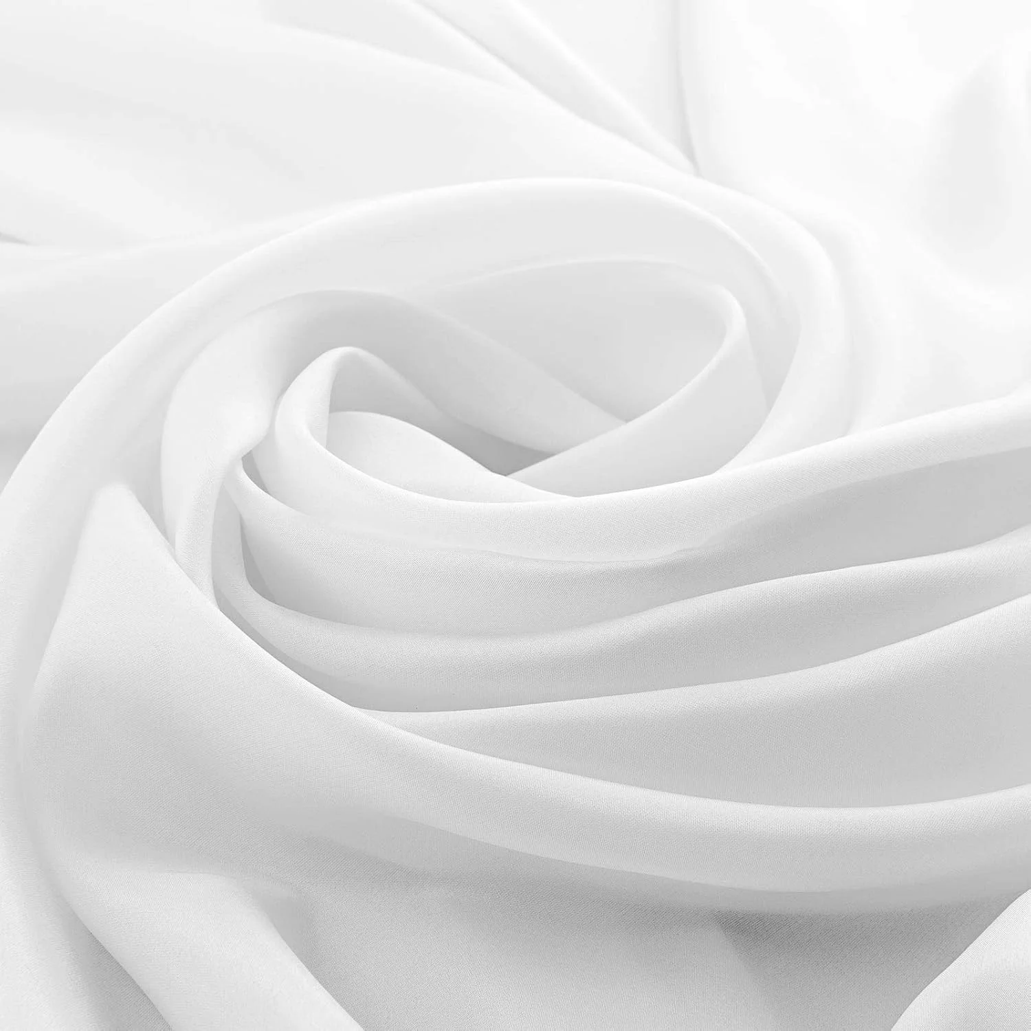 پارچه پاپلین بافته شده نخی 100% پنبه ای مستر فاب - سفید، متری برای خیاطی، کاردستی DIY، طراحی مد، پارچه گلدار چاپی قابل شستشو; 1 تکه عرض کامل قابل برش 99 x 142 سانتی متر (1.1 یارد) (سفید)