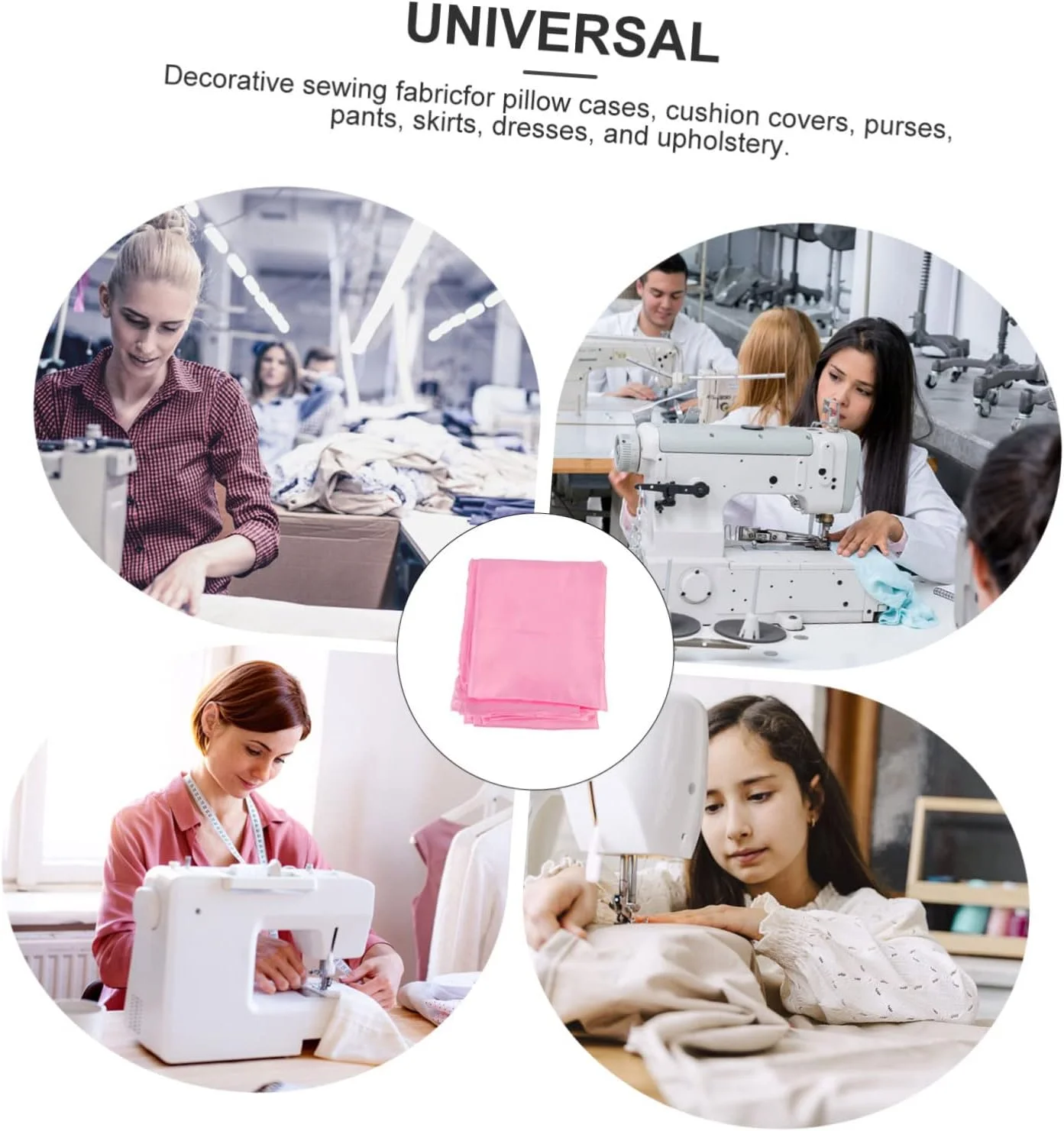 پارچه نخی پلی استر برش پذیر صورتی FUHULU، مناسب لباس، کاردستی خانگی، مواد نرم، پوشاک، پارچه متقال، پارچه تزئینی M برای لوازم خیاطی و کاردستی پارچه نخی پلی استر برش پذیر صورتی FUHULU، مناسب لباس، کاردستی خانگی، مواد نرم، پوشاک، پارچه متقال، پارچه تزئینی M برای لوازم خیاطی و کاردستی