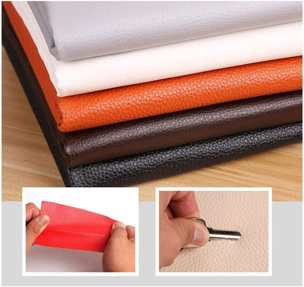 ورق پارچه چرمی مصنوعی PVC مدل XCYYBB، پارچه طرح چرم لیچی با پشتی کرباس، چرم مصنوعی برای روکش مبلمان، مناسب برای کیف، کلاه، جواهرات، کاردستی مو، خیاطی و تزئینات - آبی دریاچهای 1.38x3 متر ورق پارچه چرمی مصنوعی PVC مدل XCYYBB، پارچه طرح چرم لیچی با پشتی کرباس، چرم مصنوعی برای روکش مبلمان، مناسب برای کیف، کلاه، جواهرات، کاردستی مو، خیاطی و تزئینات - آبی دریاچهای 1.38x3 متر