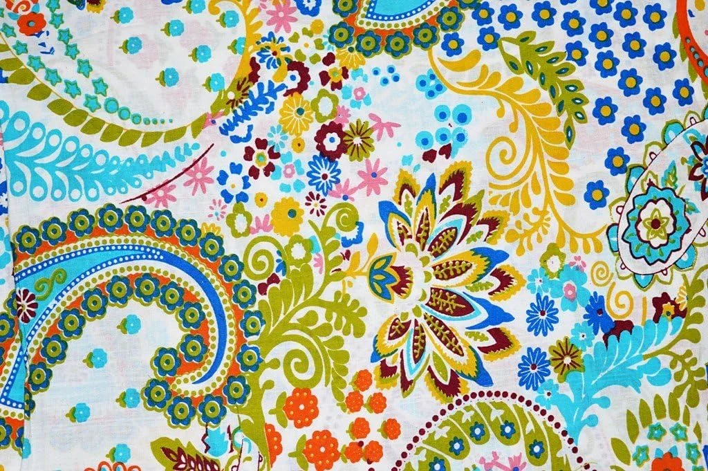 Vedant Designs 5 Yard Indian Print Cotton Fabric by Yard, Natural Dyes Sanganeri Indian Cotton Fabric Hand Block Printed Handmade Cotton Fabric Vedant Designs 5 Yard Indian Print Cotton Fabric by Yard, Natural Dyes Sanganeri Indian Cotton Fabric Hand Block Printed Handmade Cotton Fabric