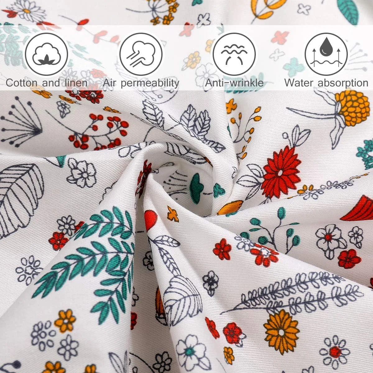HOPHO 6pcs Floral Cotton Quilting Fabric Patchwork DIY Flower Pattern Fabric Quilt Squares for DIY Craft Sewing Quilting Scrapbooking HOPHO 6pcs Floral Cotton Quilting Fabric Patchwork DIY Flower Pattern Fabric Quilt Squares for DIY Craft Sewing Quilting Scrapbooking