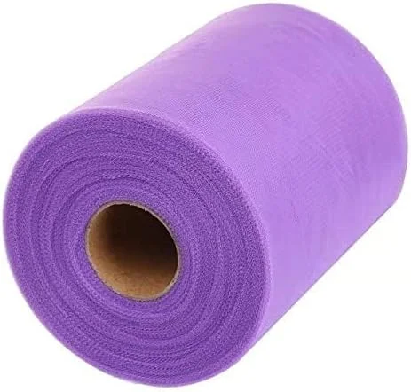 پارچه تور رولی POCOLOR برای خیاطی، دامن میز و تزئینات عروسی، 6 اینچ در 100 یارد! (اسطوخودوس) پارچه تور رولی POCOLOR برای خیاطی، دامن میز و تزئینات عروسی، 6 اینچ در 100 یارد! (اسطوخودوس)