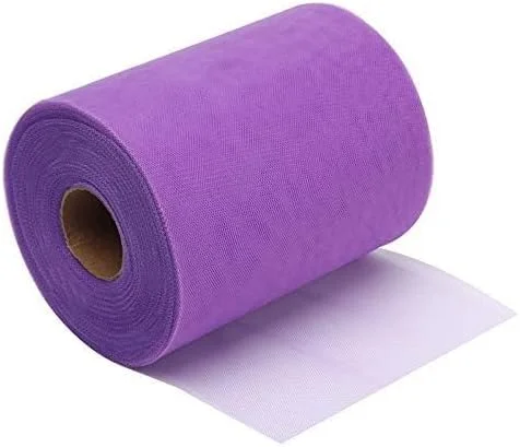 پارچه تور رولی POCOLOR برای خیاطی، دامن میز و تزئینات عروسی، 6 اینچ در 100 یارد! (اسطوخودوس) پارچه تور رولی POCOLOR برای خیاطی، دامن میز و تزئینات عروسی، 6 اینچ در 100 یارد! (اسطوخودوس)