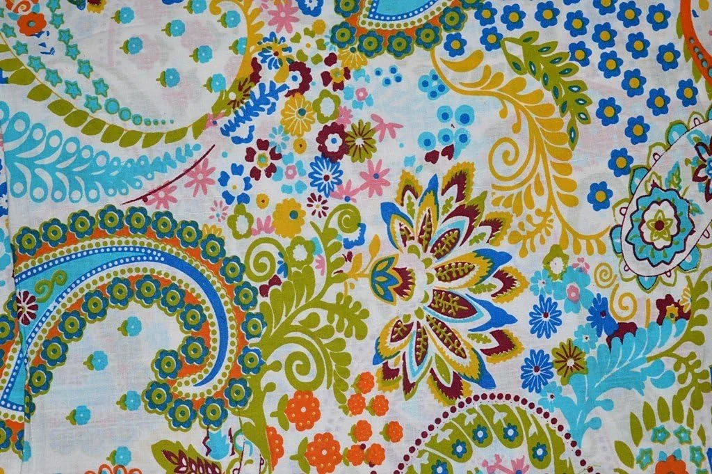 Vedant Designs 5 Yard Indian Print Cotton Fabric by Yard, Natural Dyes Sanganeri Indian Cotton Fabric Hand Block Printed Handmade Cotton Fabric Vedant Designs 5 Yard Indian Print Cotton Fabric by Yard, Natural Dyes Sanganeri Indian Cotton Fabric Hand Block Printed Handmade Cotton Fabric