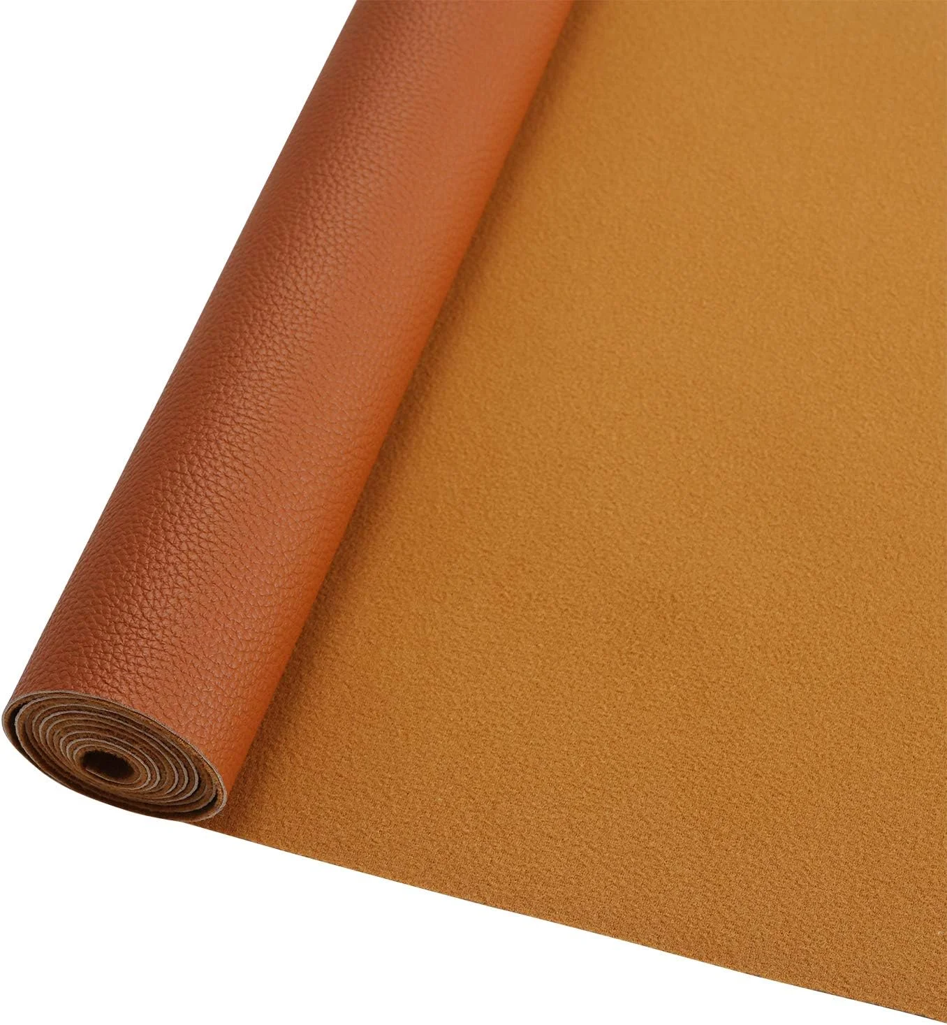 رول چرم مصنوعی AOUXSEEM به رنگ قهوه ای مایل به زرد، ابعاد 30cm x 132cm، مناسب برای ساخت پاپیون، گوشواره، کیف دستی، کیف پول، خیاطی، کاردستی و DIY رول چرم مصنوعی AOUXSEEM به رنگ قهوه ای مایل به زرد، ابعاد 30cm x 132cm، مناسب برای ساخت پاپیون، گوشواره، کیف دستی، کیف پول، خیاطی، کاردستی و DIY