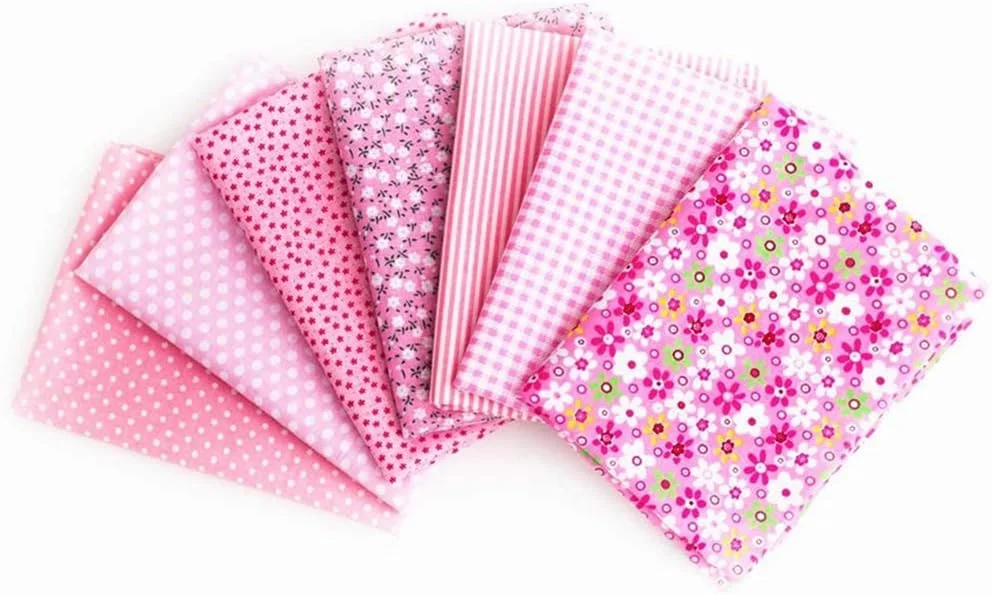 Quarter Fabric Cotton, 7Pcs DIY Craft Quilting Fabric, Cotton Fabric Bundles Sewing Fabric Set (25 X 25cm) Quarter Fabric Cotton, 7Pcs DIY Craft Quilting Fabric, Cotton Fabric Bundles Sewing Fabric Set (25 X 25cm)