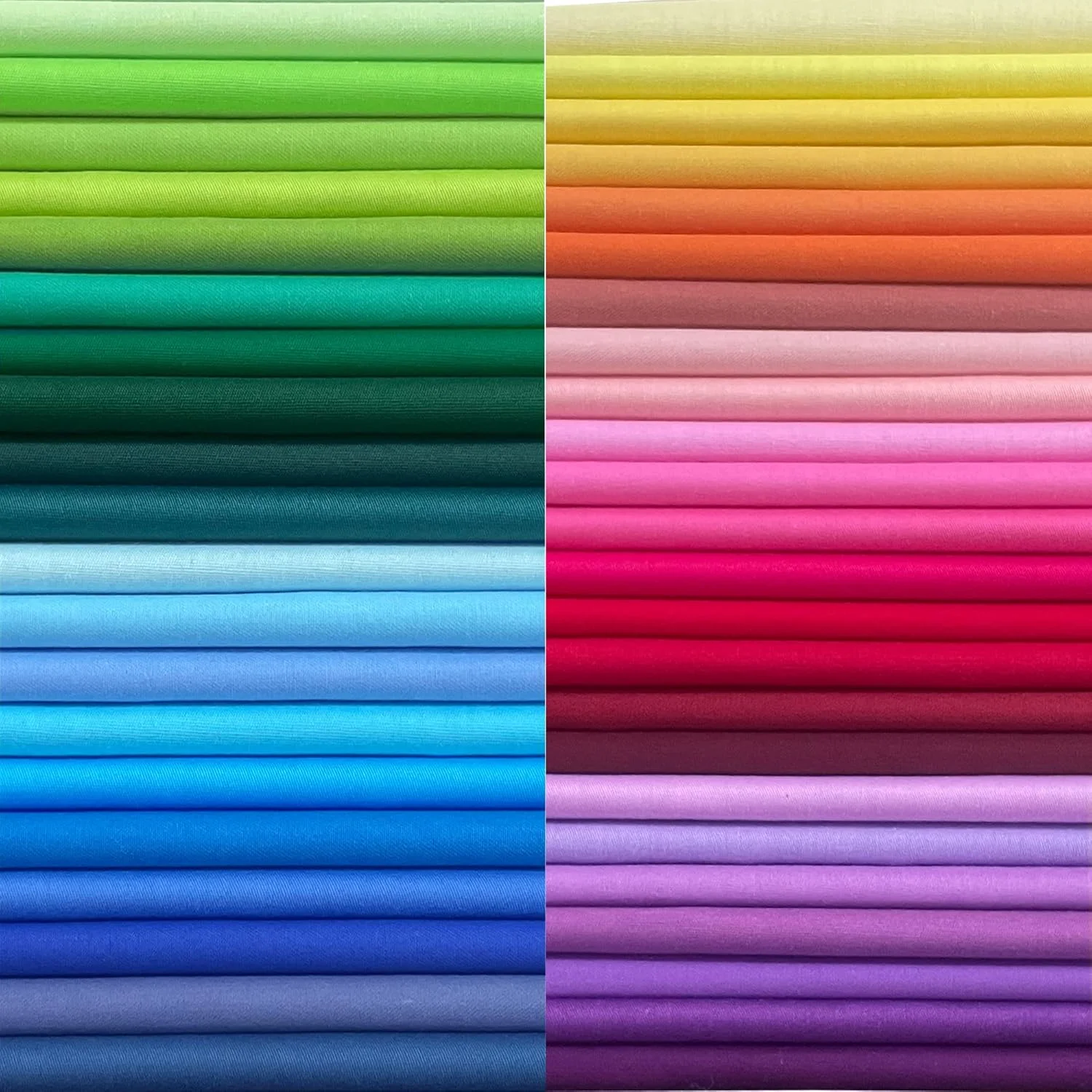 HANPATQUI 100% Cotton Quilting Fabric for Sewing, 50pcs Craft Fabric Squares, Fat Quarters Fabric Bundles for DIY &Patchwork (10CLOURS, 50pcs 10" x 10")… HANPATQUI 100% Cotton Quilting Fabric for Sewing, 50pcs Craft Fabric Squares, Fat Quarters Fabric Bundles for DIY &Patchwork (10CLOURS, 50pcs 10" x 10")…