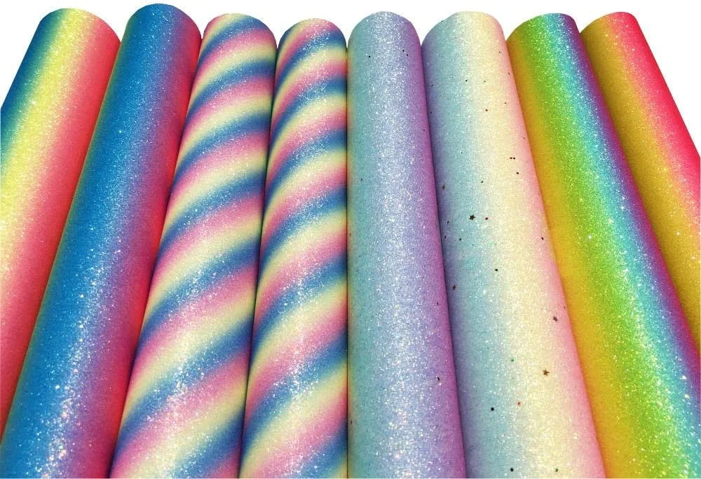 ورقههای چرم مصنوعی DYBEAUTY طرح لیچی و رنگین کمانی، مجموعه 8 عددی مناسب ساخت پاپیون، گوشواره و صنایع دستی DIY، رنگین کمانی رنگی ورقههای چرم مصنوعی DYBEAUTY طرح لیچی و رنگین کمانی، مجموعه 8 عددی مناسب ساخت پاپیون، گوشواره و صنایع دستی DIY، رنگین کمانی رنگی