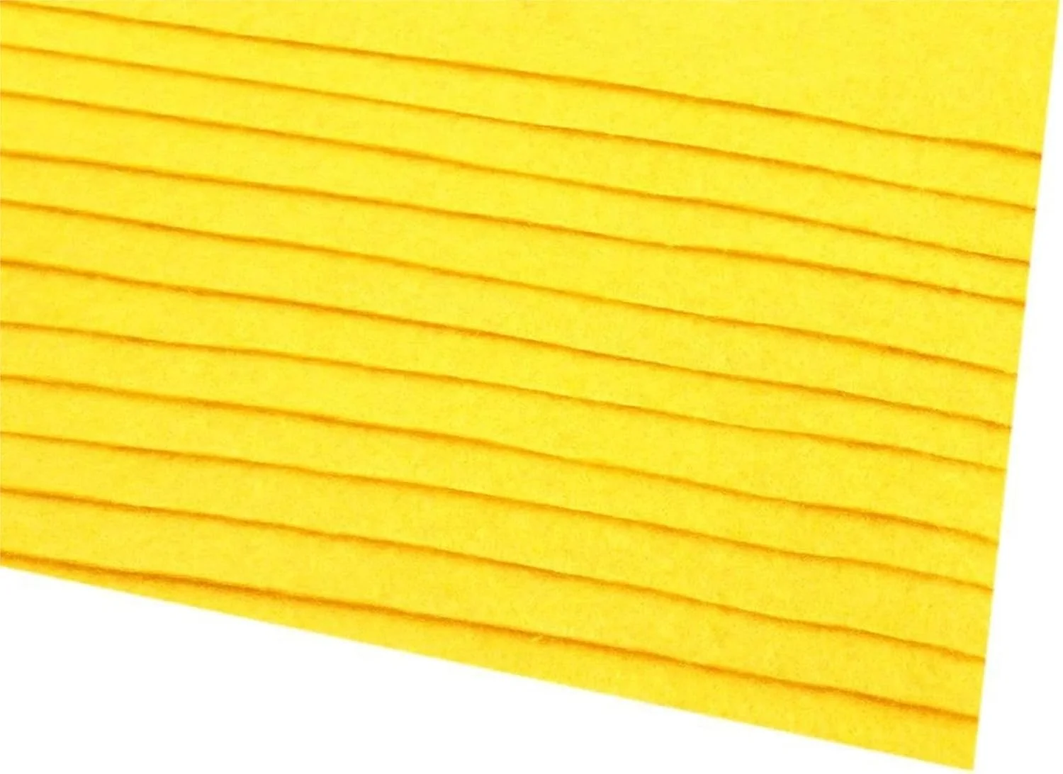 cyclingcolors 2 x Coloured Felt Felt Fabric Hobby Crafts Sewing Scrapbooking Craft Decoration Decoupage A4 20 x 30 cm Thickness 1.1-1.4 mm Polyester 166 g/m² - Yellow